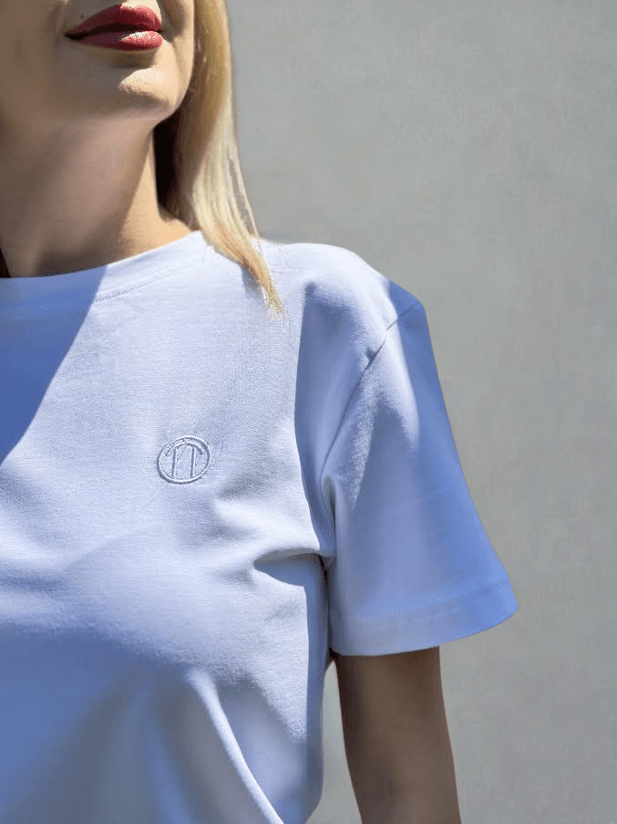 Regular Fit Bisiklet Yaka %100 Pamuk Kısa Kol Unisex Basic BEYAZ Tişört