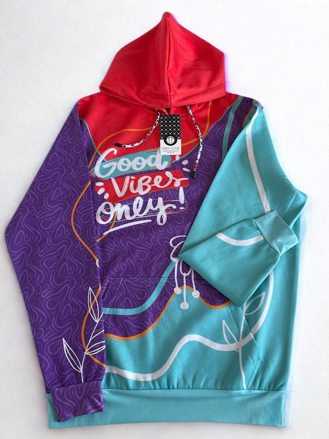 3D Baskılı Özel Tasarım Premium Kalite MOR HOODIE 