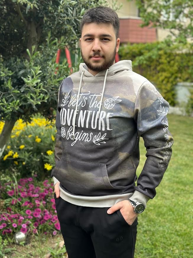 3D Baskılı Özel Tasarım Premium Kalite Unisex HOODIE