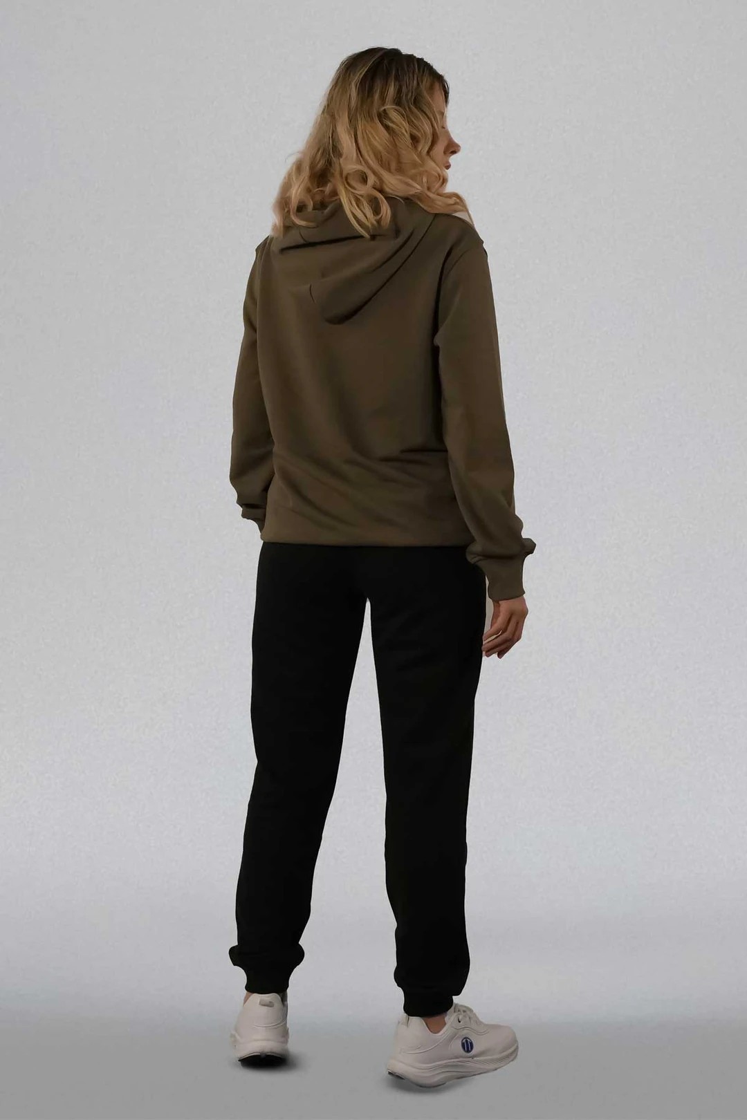 Mevsimlik Üç İplik Diagonel Kumaş Modern SİYAH Alt Unisex Eşofman
