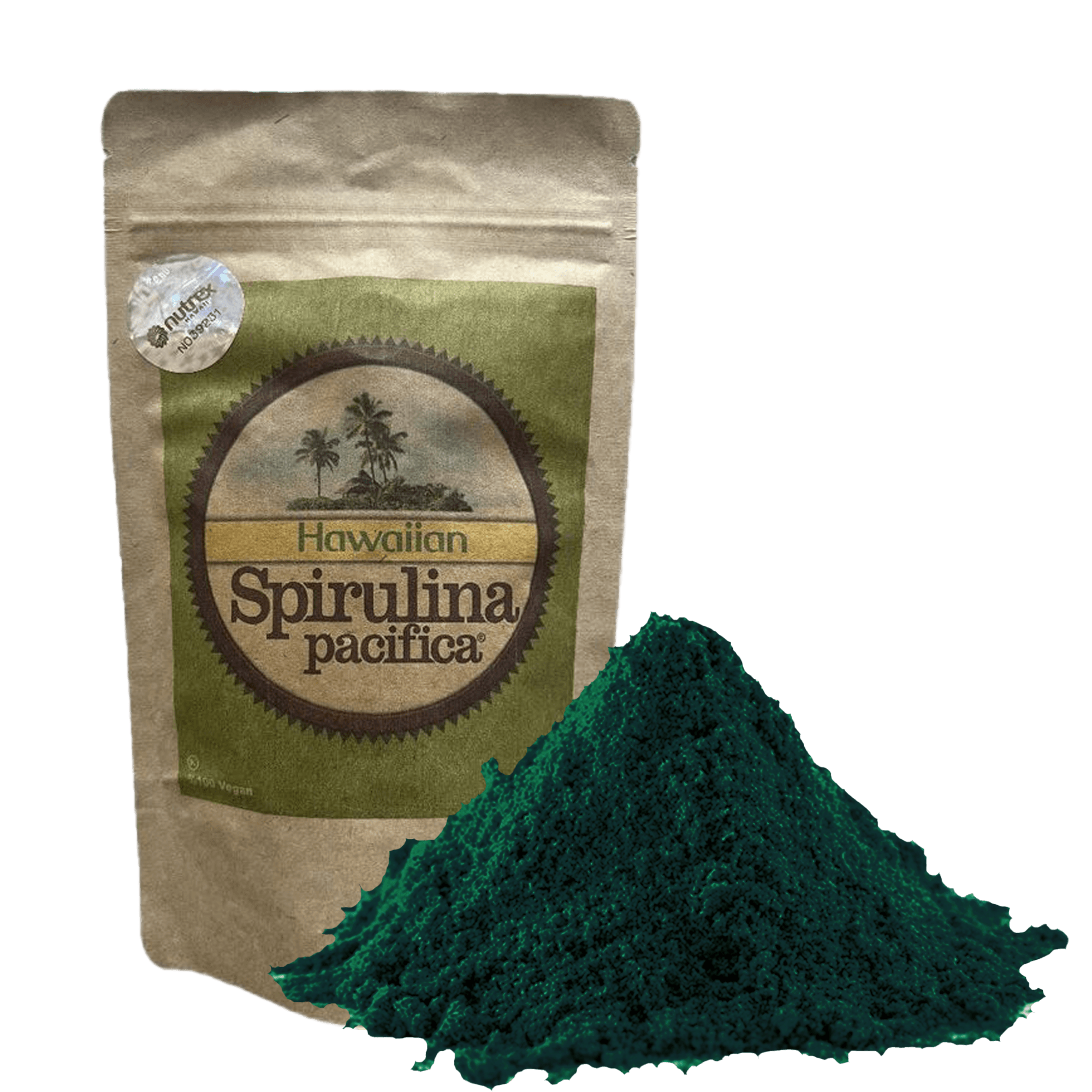 Hawaii Spirulina Toz Form Net: 100g (Paket)