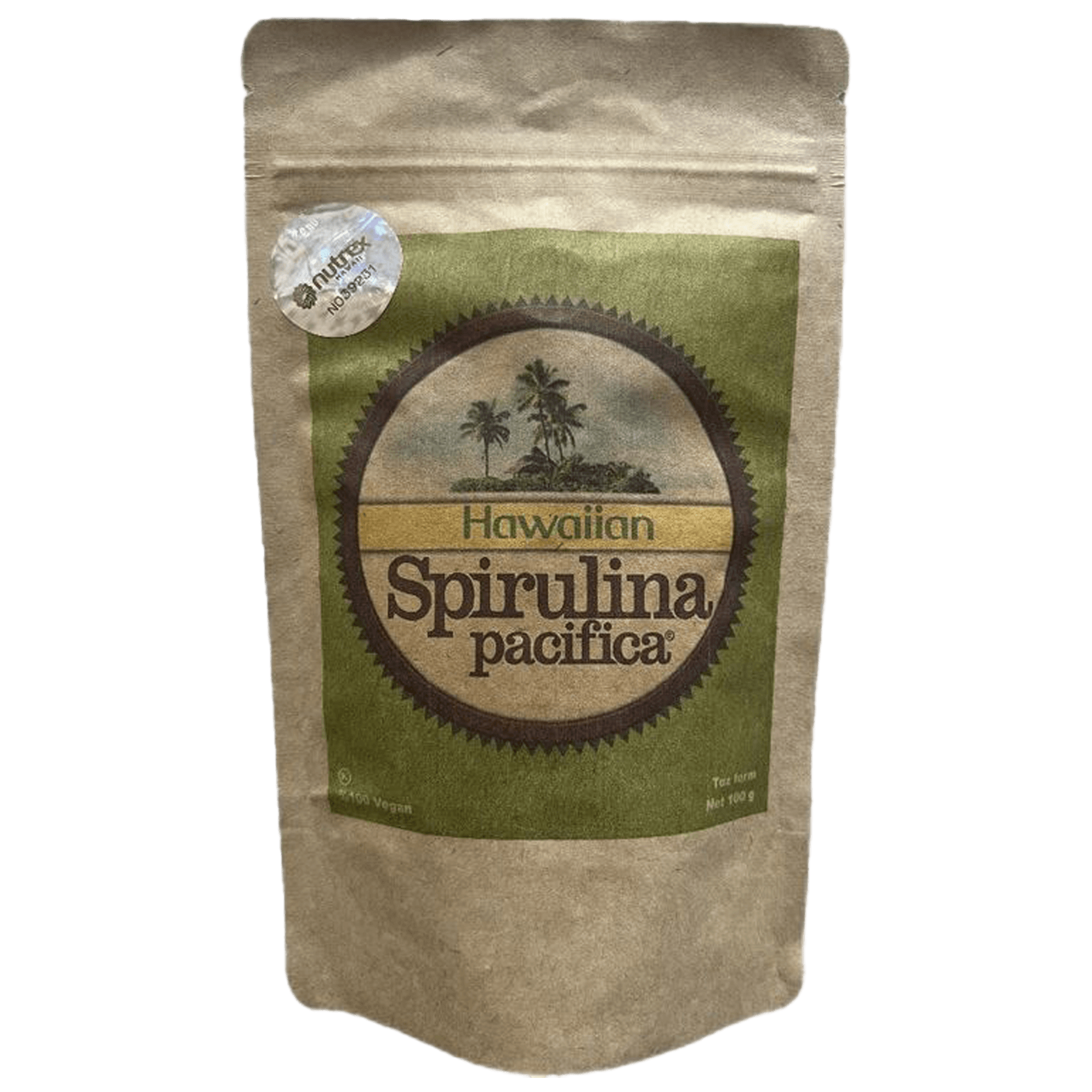 Hawaii Spirulina Toz Form Net: 100g (Paket)