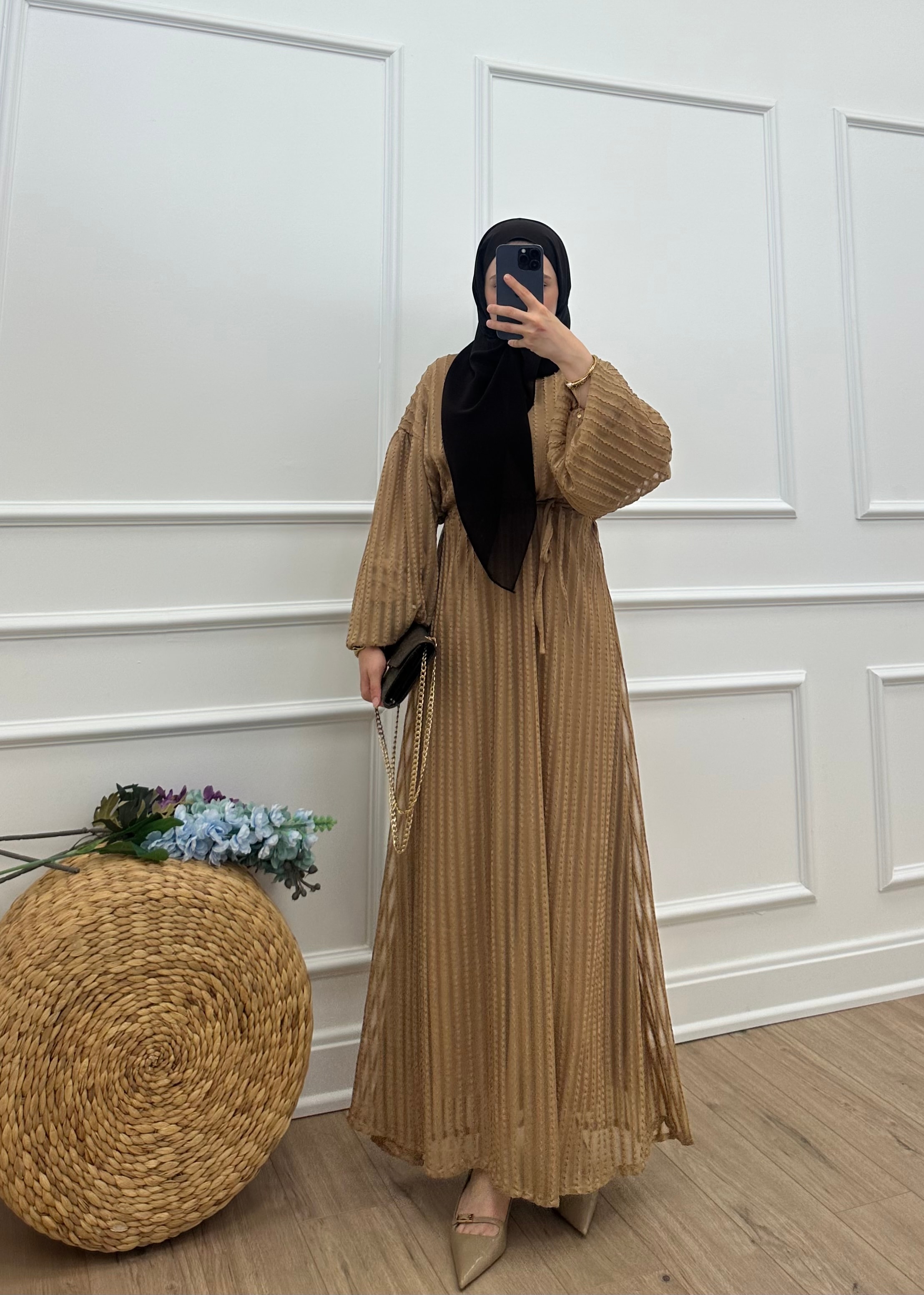 ROZA ELBİSE | Kahve