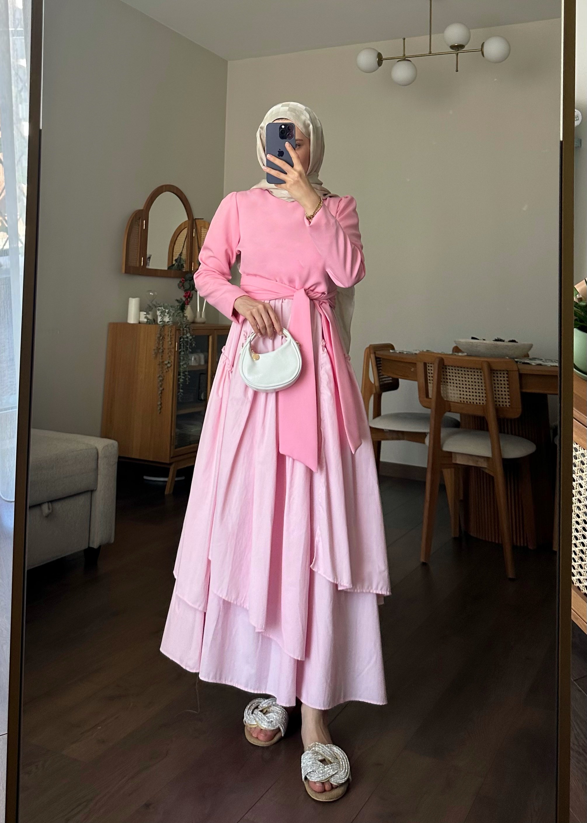 AMOR ELBİSE - Pembe