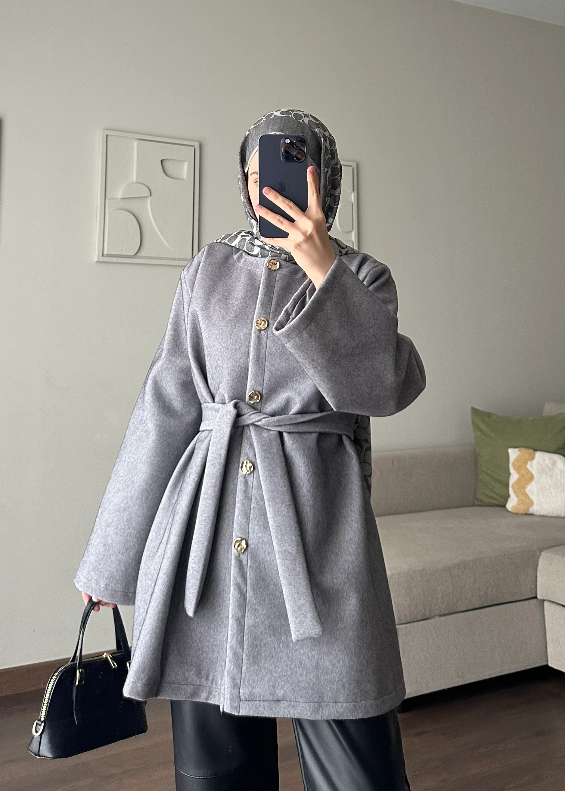 LUUQ KAŞE KABAN | Gri