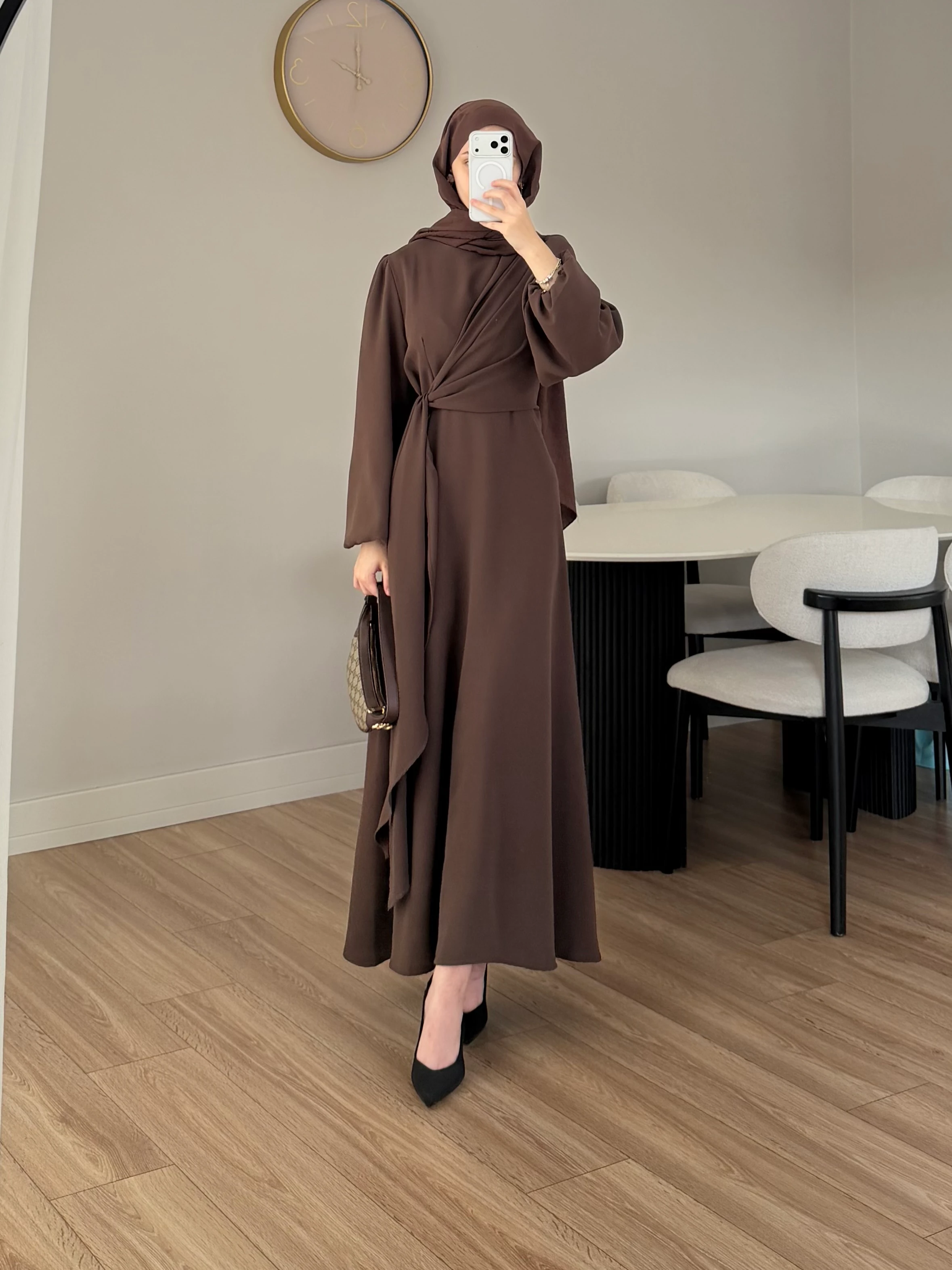 MOLA ELBİSE | Kahve 