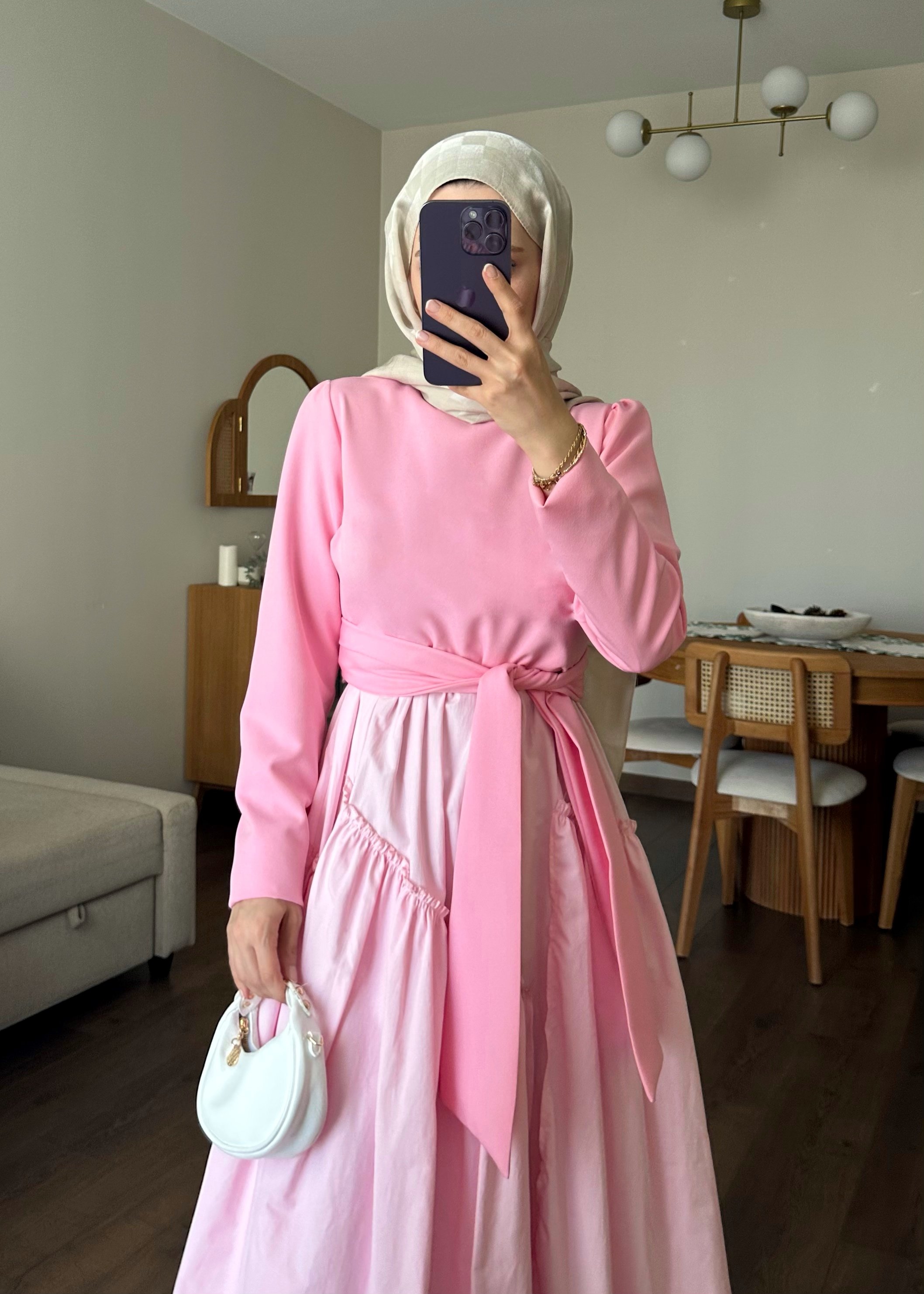 AMOR ELBİSE - Pembe