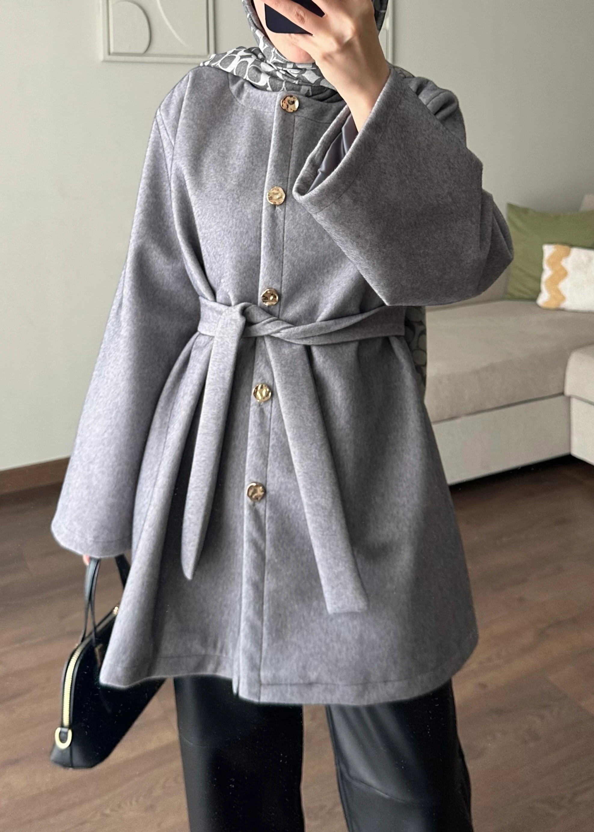 LUUQ KAŞE KABAN | Gri