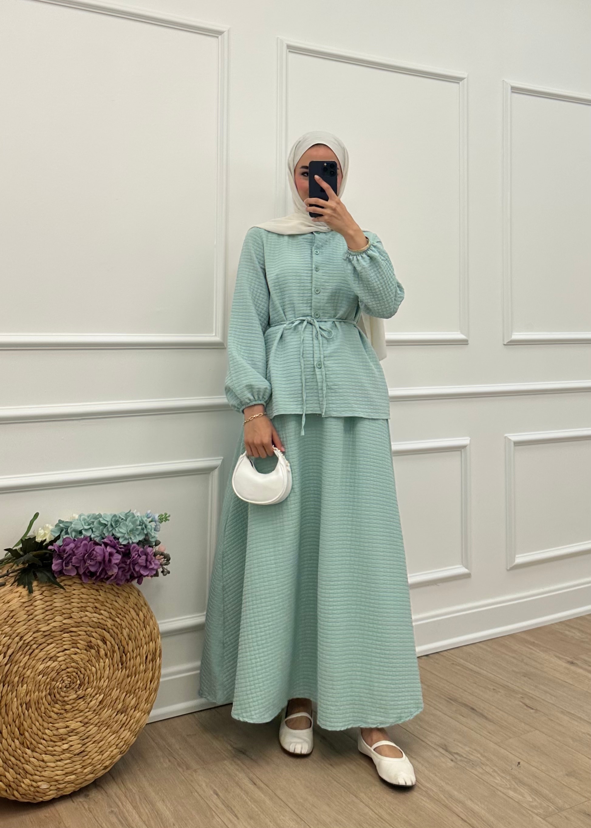 GOFRE ETEKLİ TAKIM | Mint