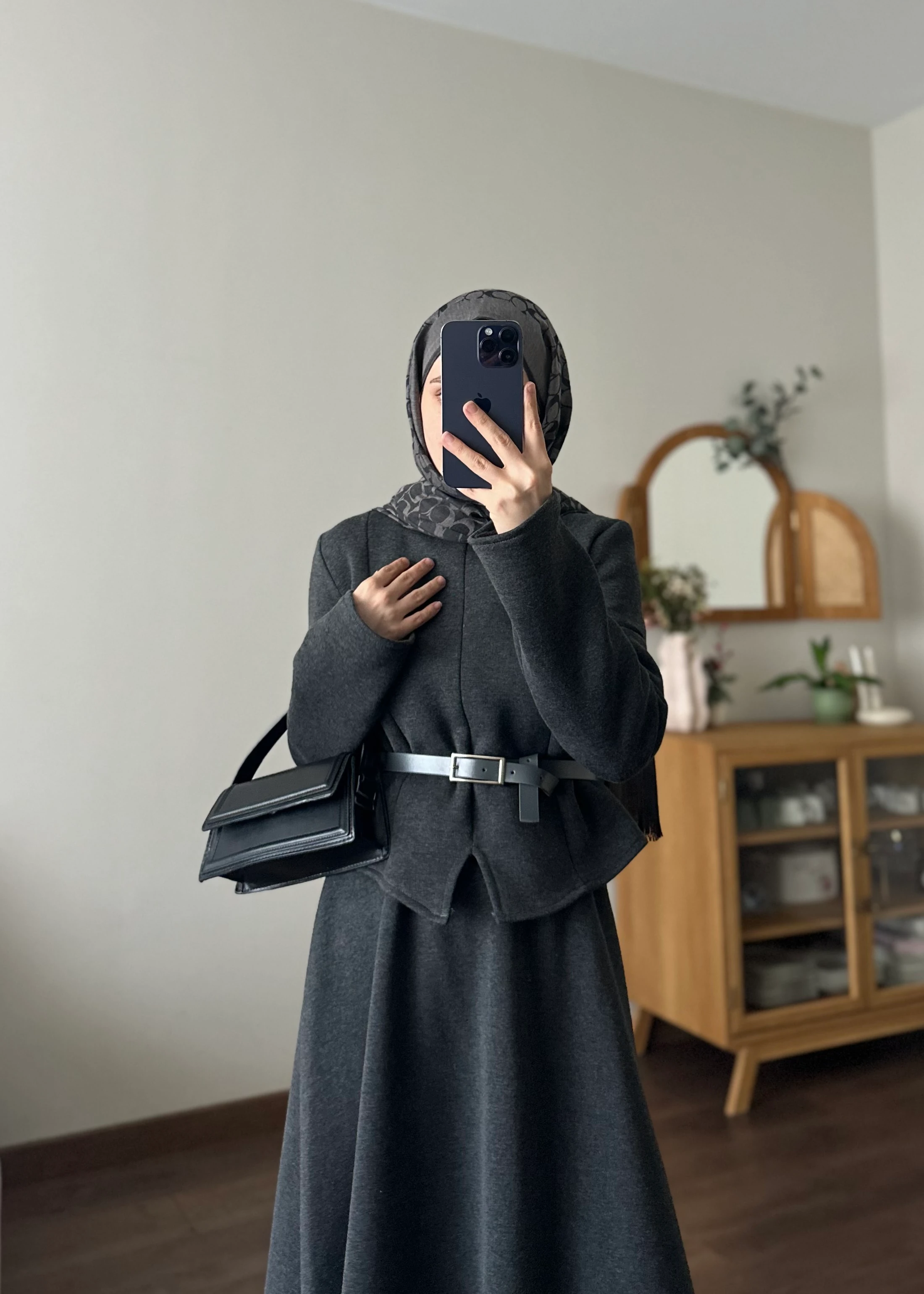 VELORA ETEKLİ TAKIM | Antrasit