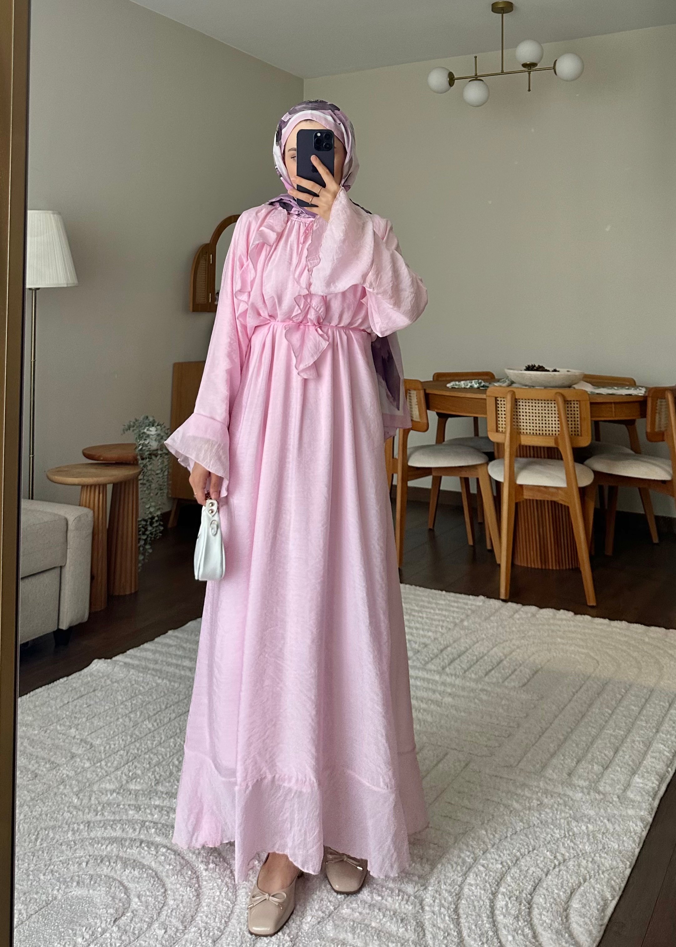 LEON VUAL ELBİSE - Pembe