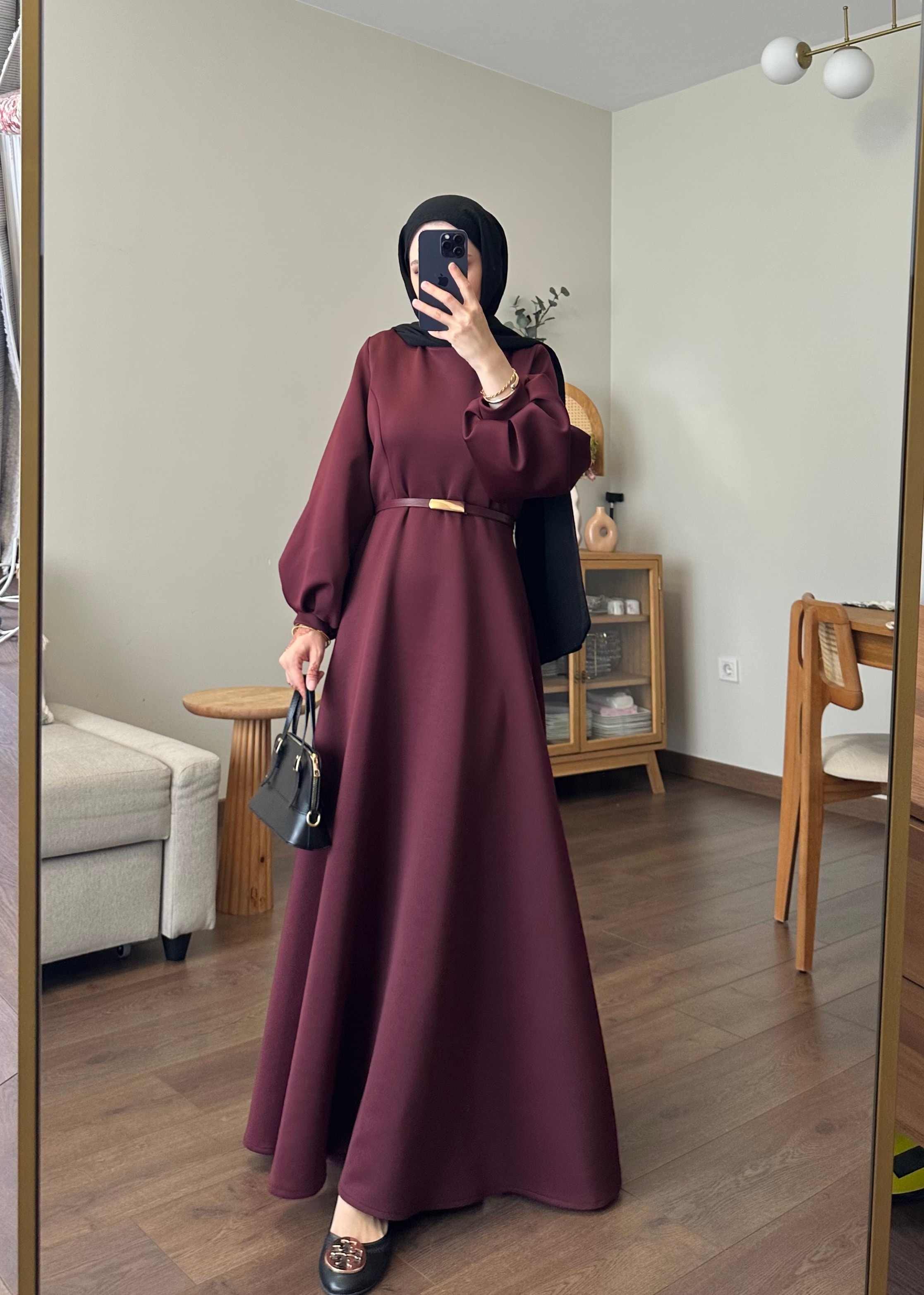 NOLPY SCUBA ELBİSE | Bordo