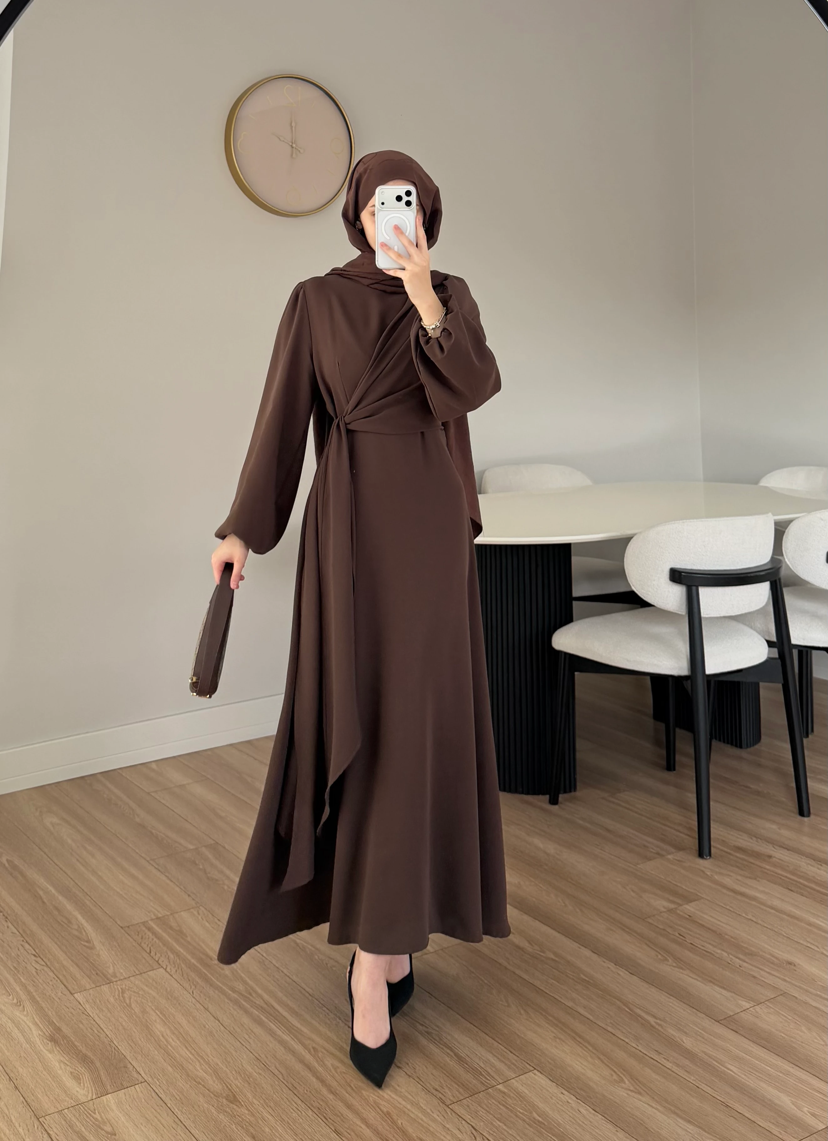 MOLA ELBİSE | Kahve 