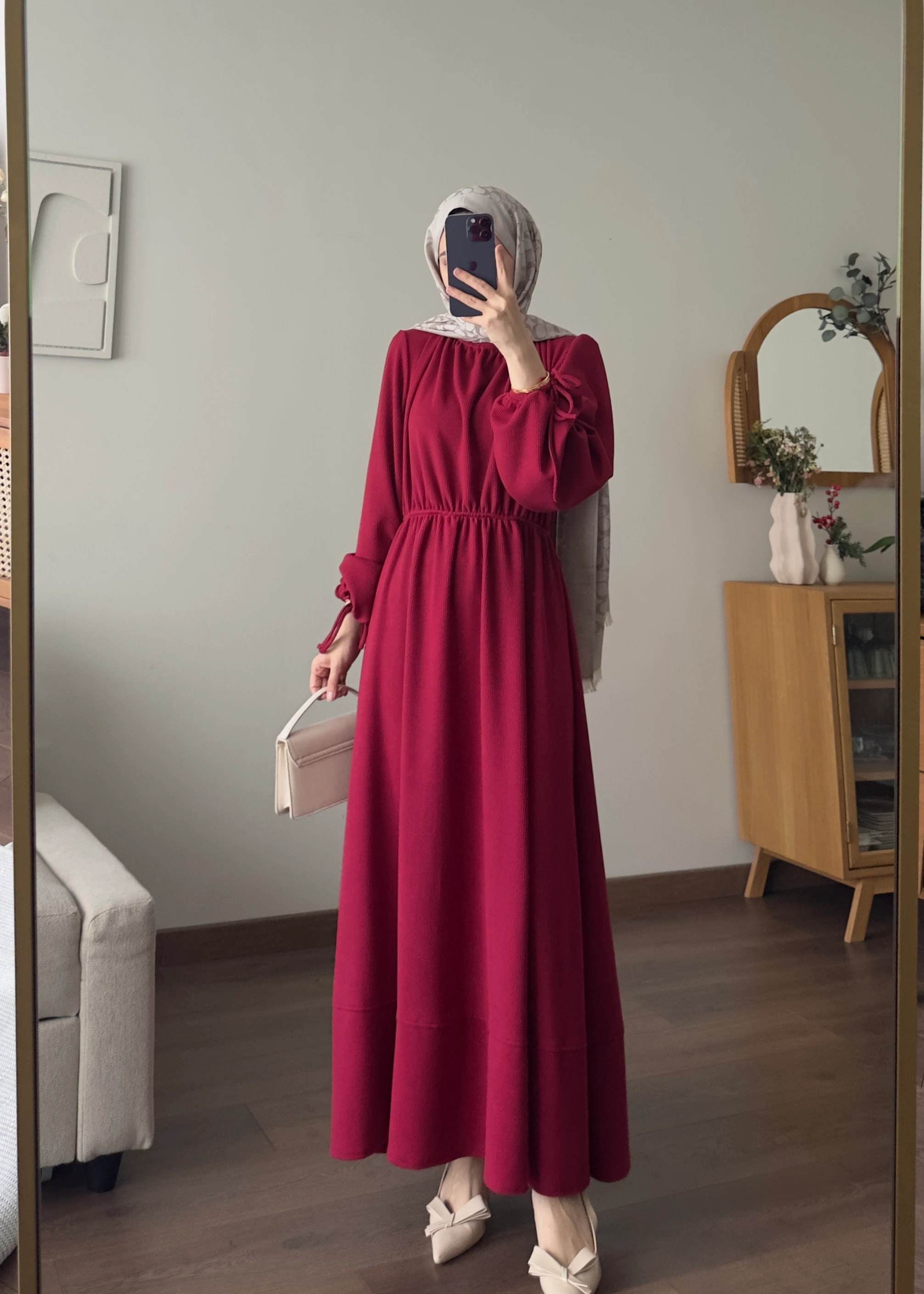 KESRY FİTİLLİ ELBİSE | Fuşya