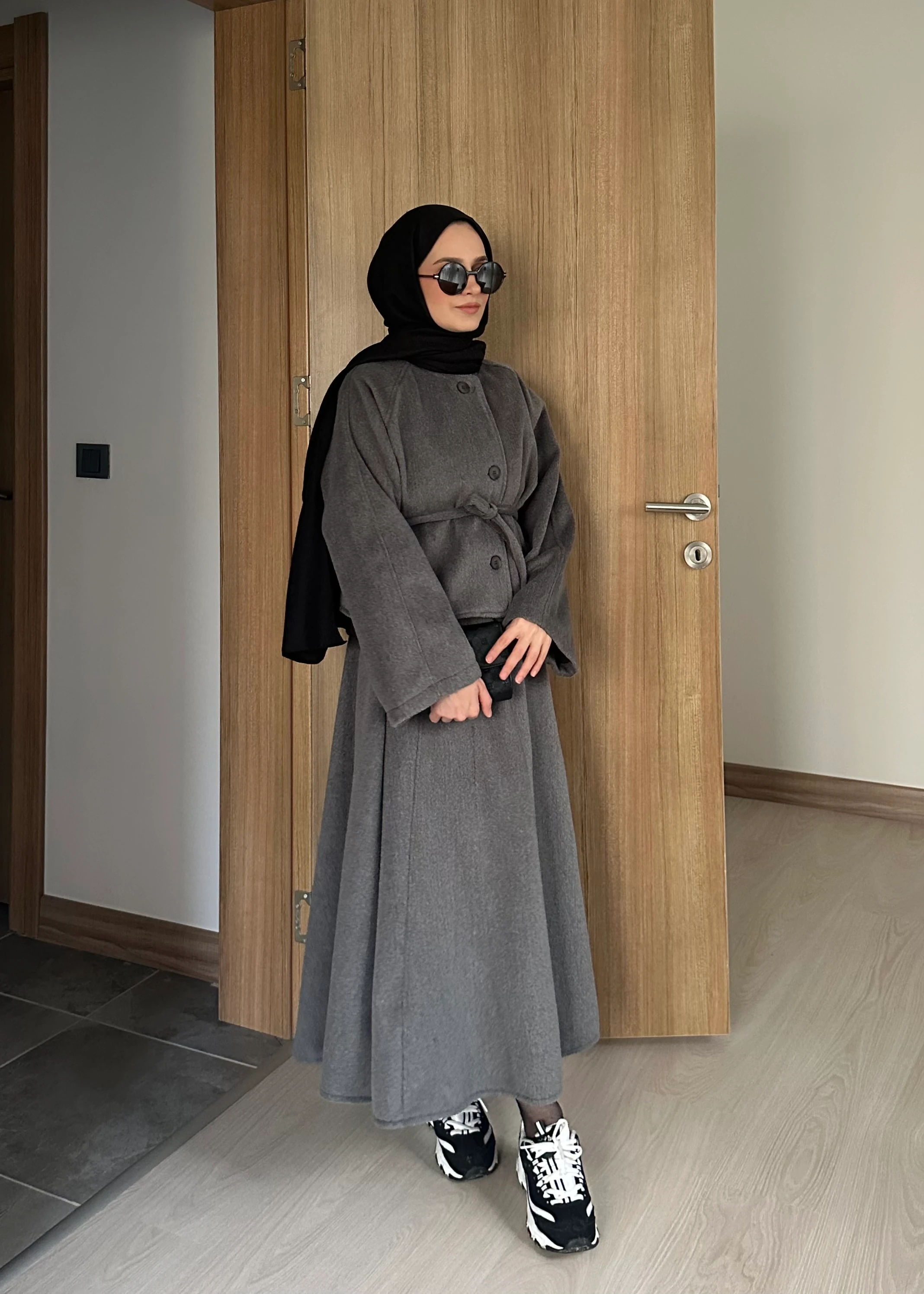 LİOR ETEKLİ TAKIM | Gri 