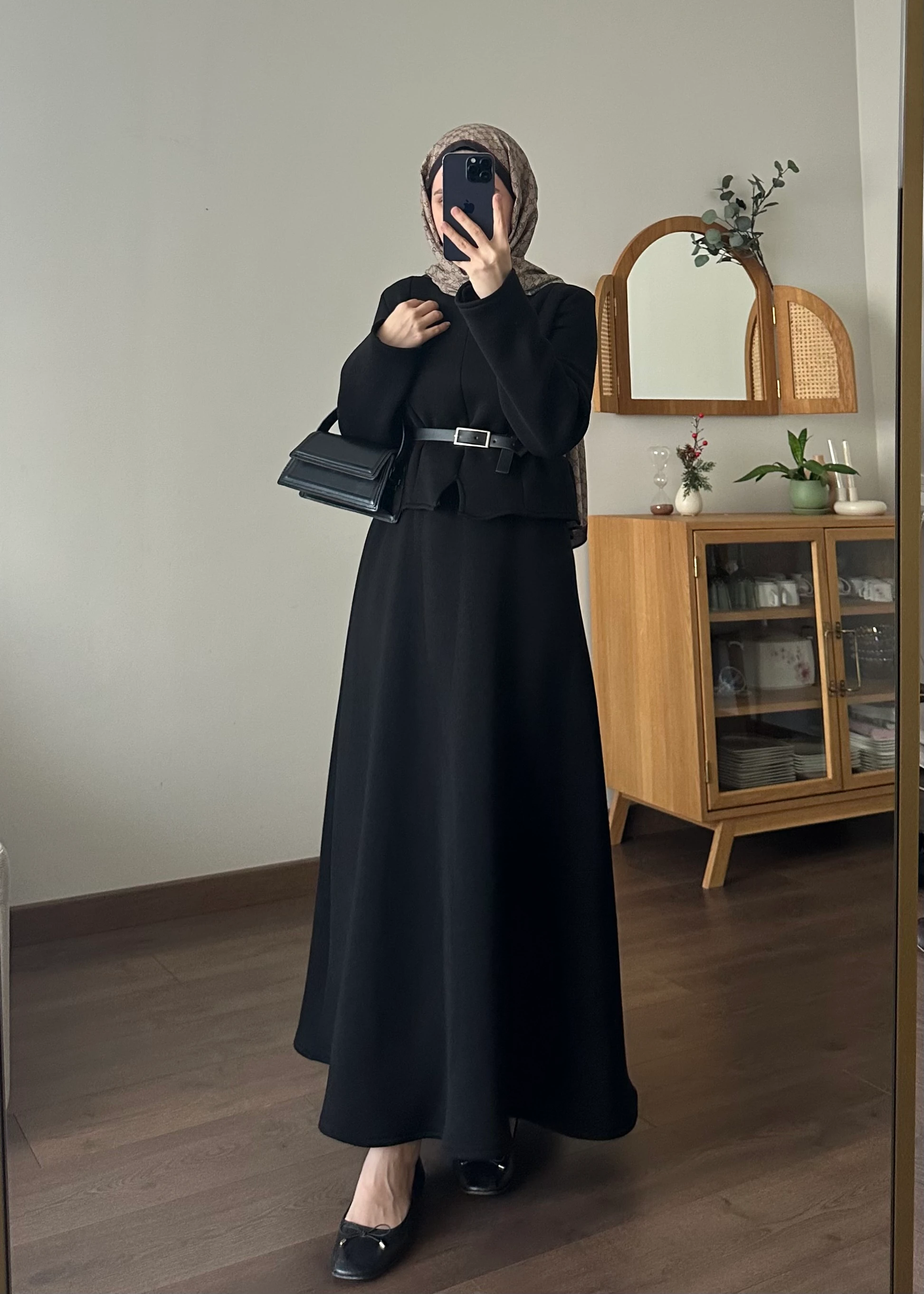 VELORA ETEKLİ TAKIM | Siyah 