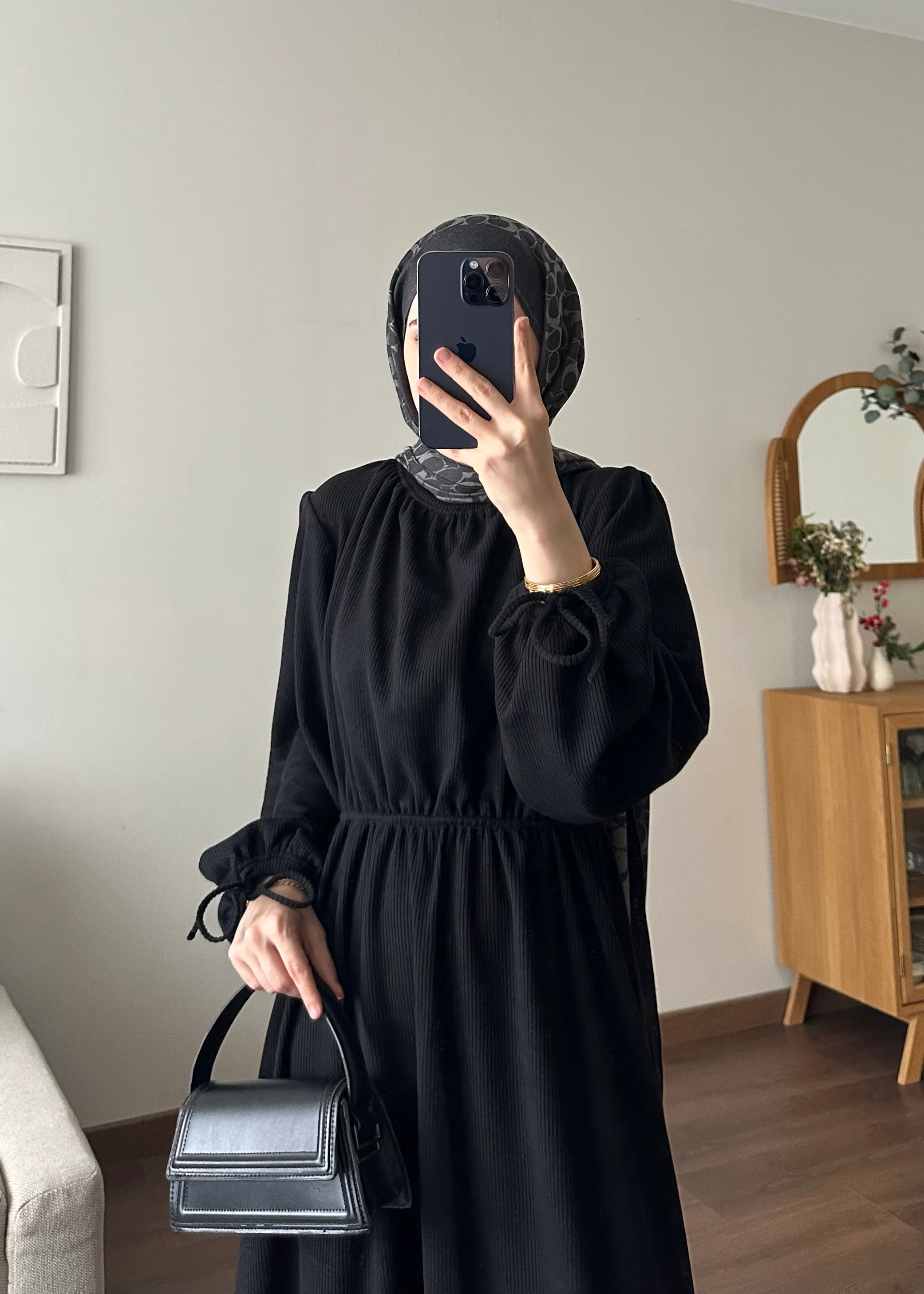 KESRY FİTİLLİ ELBİSE | Siyah