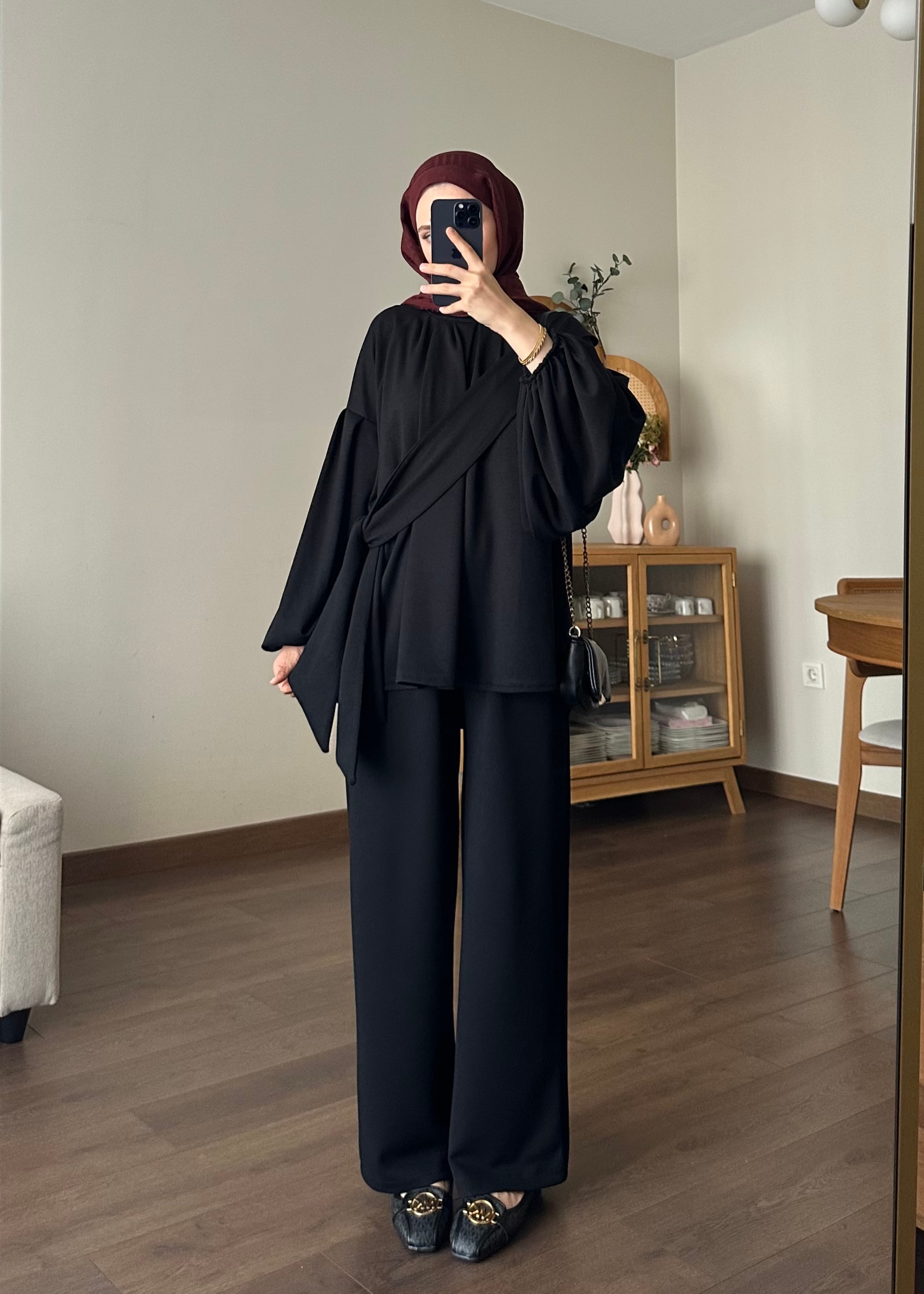 LİVYA OYSHO TAKIM | Siyah 