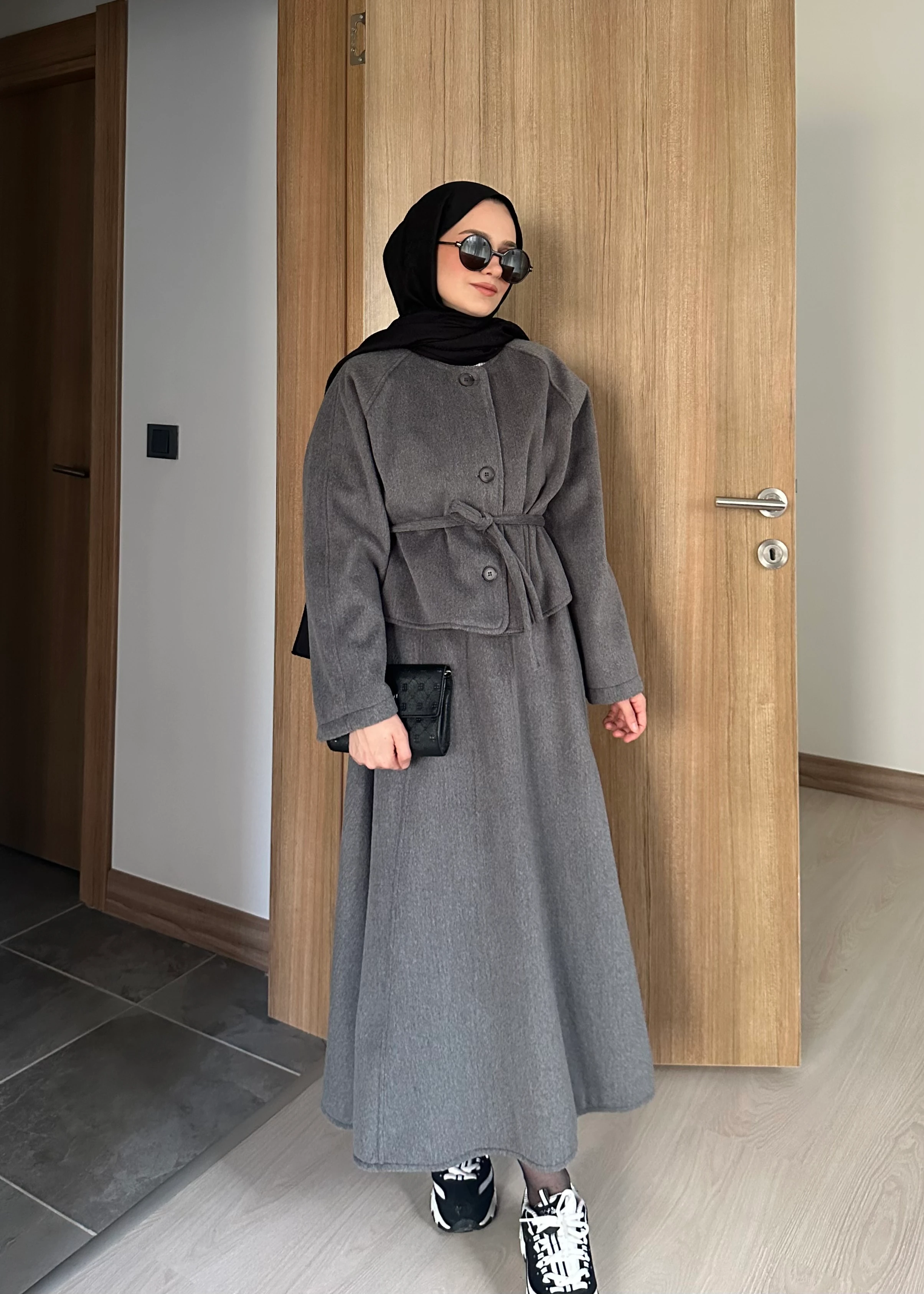 LİOR ETEKLİ TAKIM | Gri 