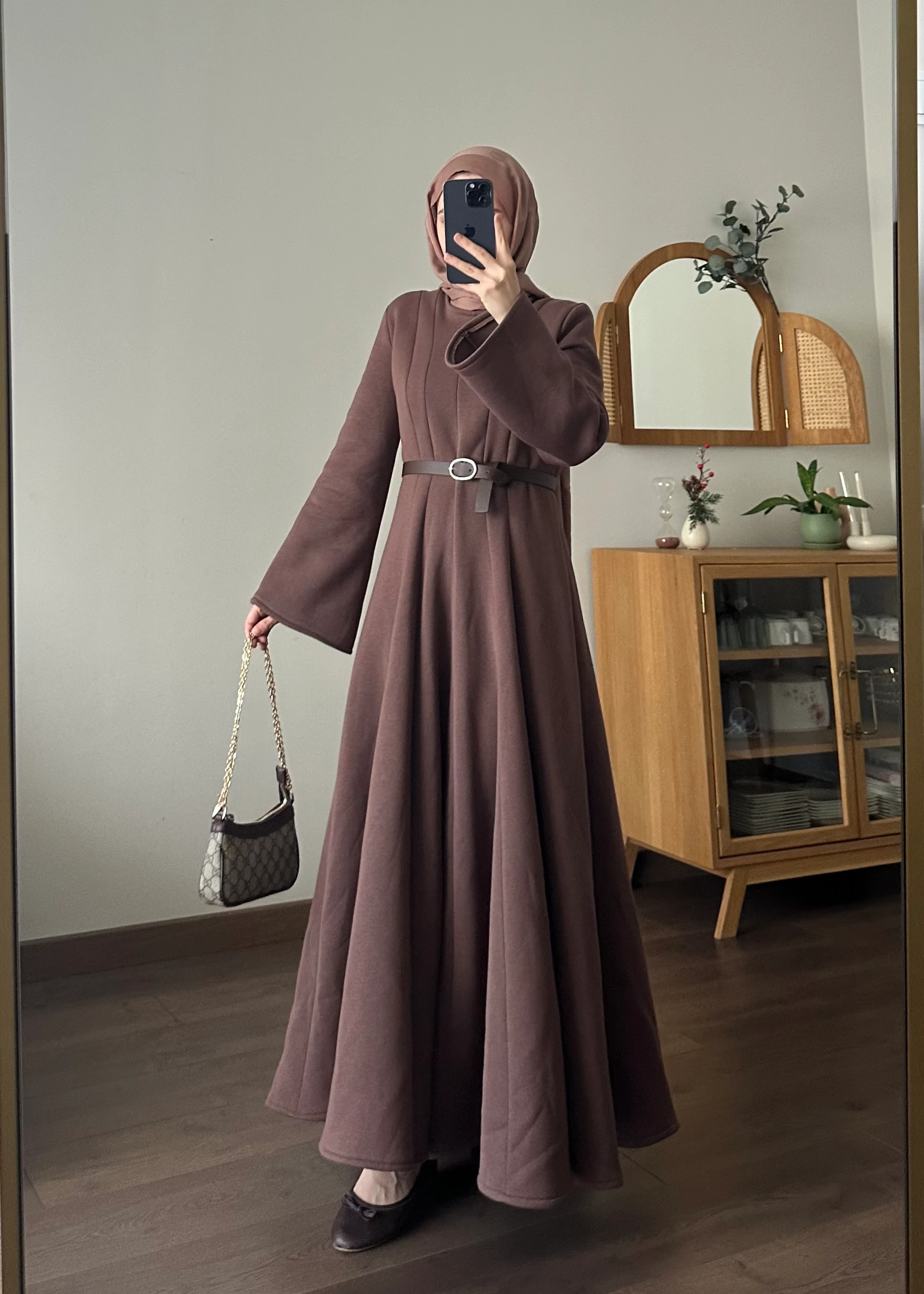 ROYAL ELBİSE | Kahve 