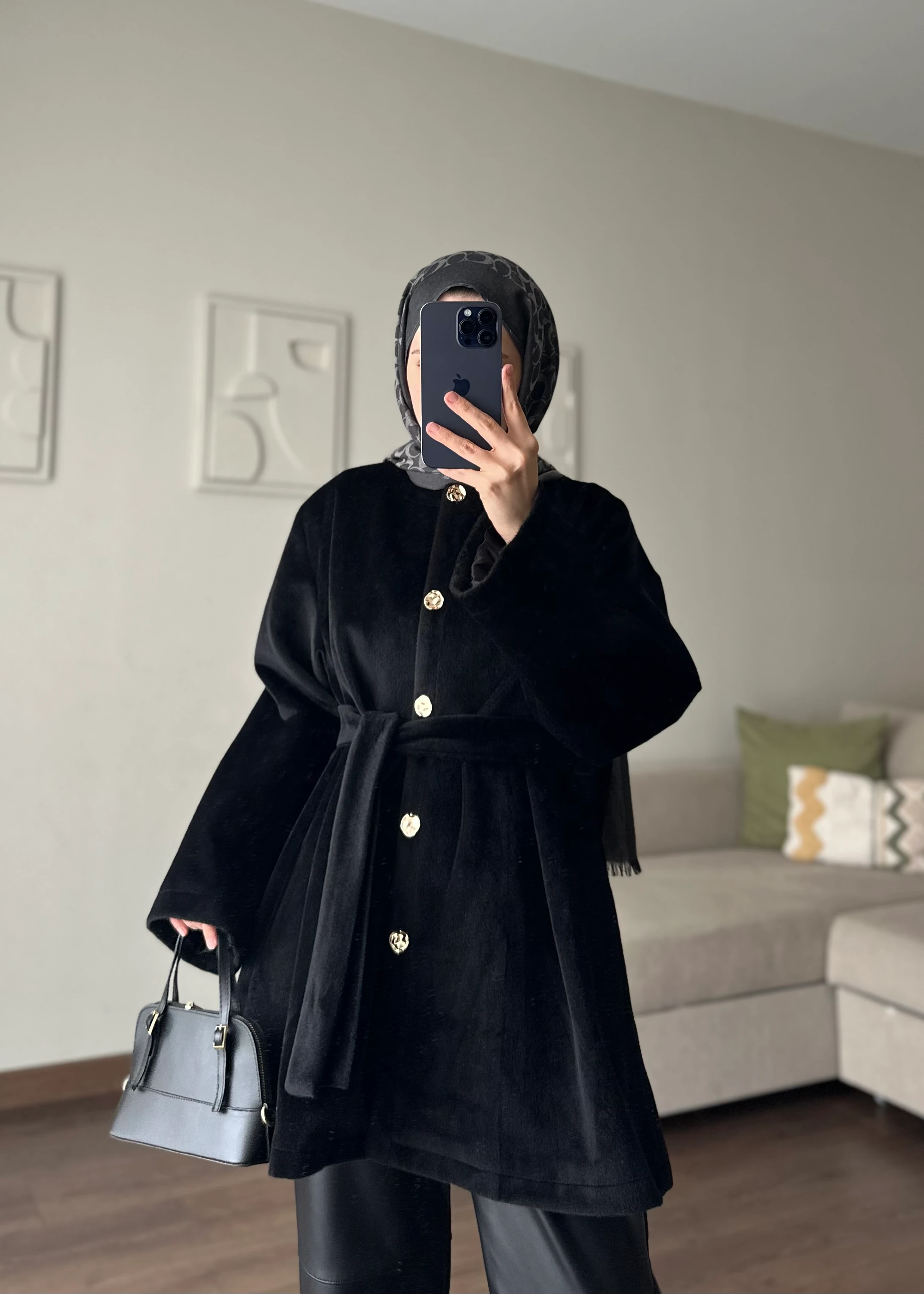 LUUQ KAŞE KABAN | Siyah 