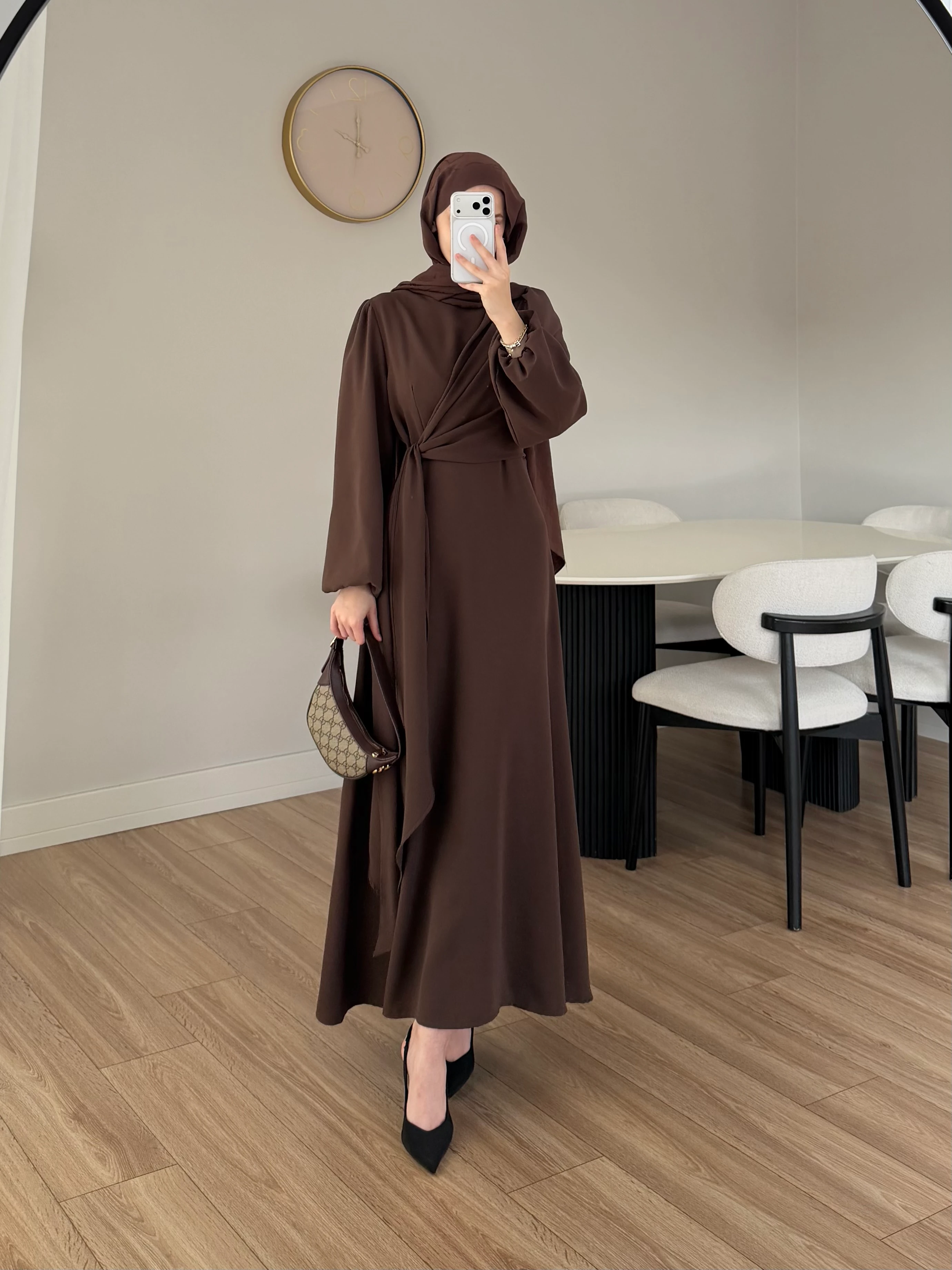 MOLA ELBİSE | Kahve 