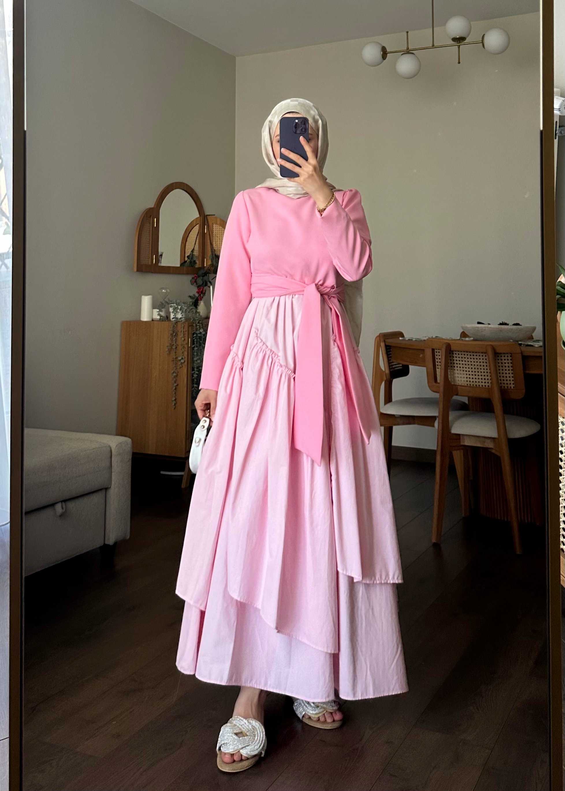 AMOR ELBİSE - Pembe