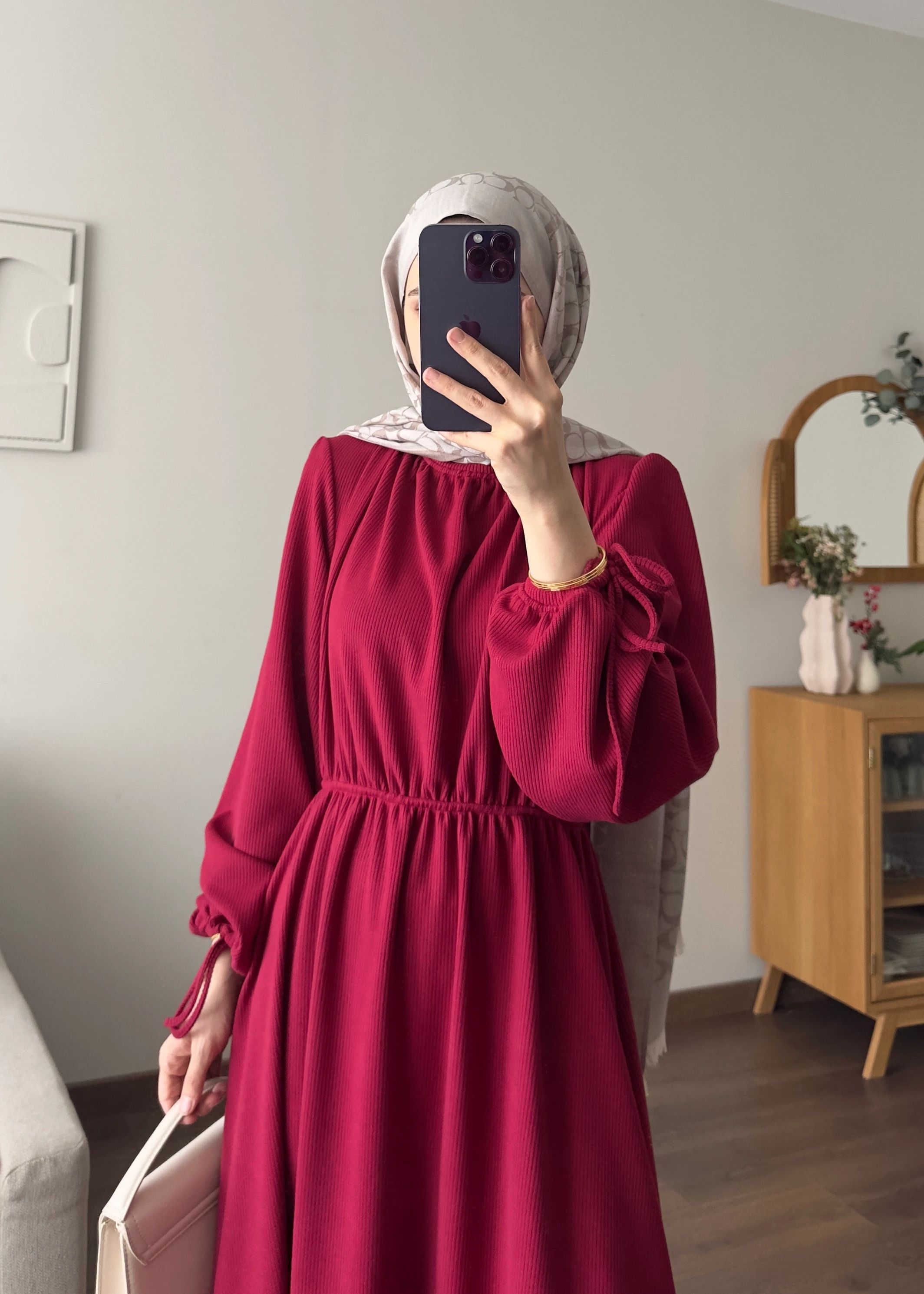 KESRY FİTİLLİ ELBİSE | Fuşya