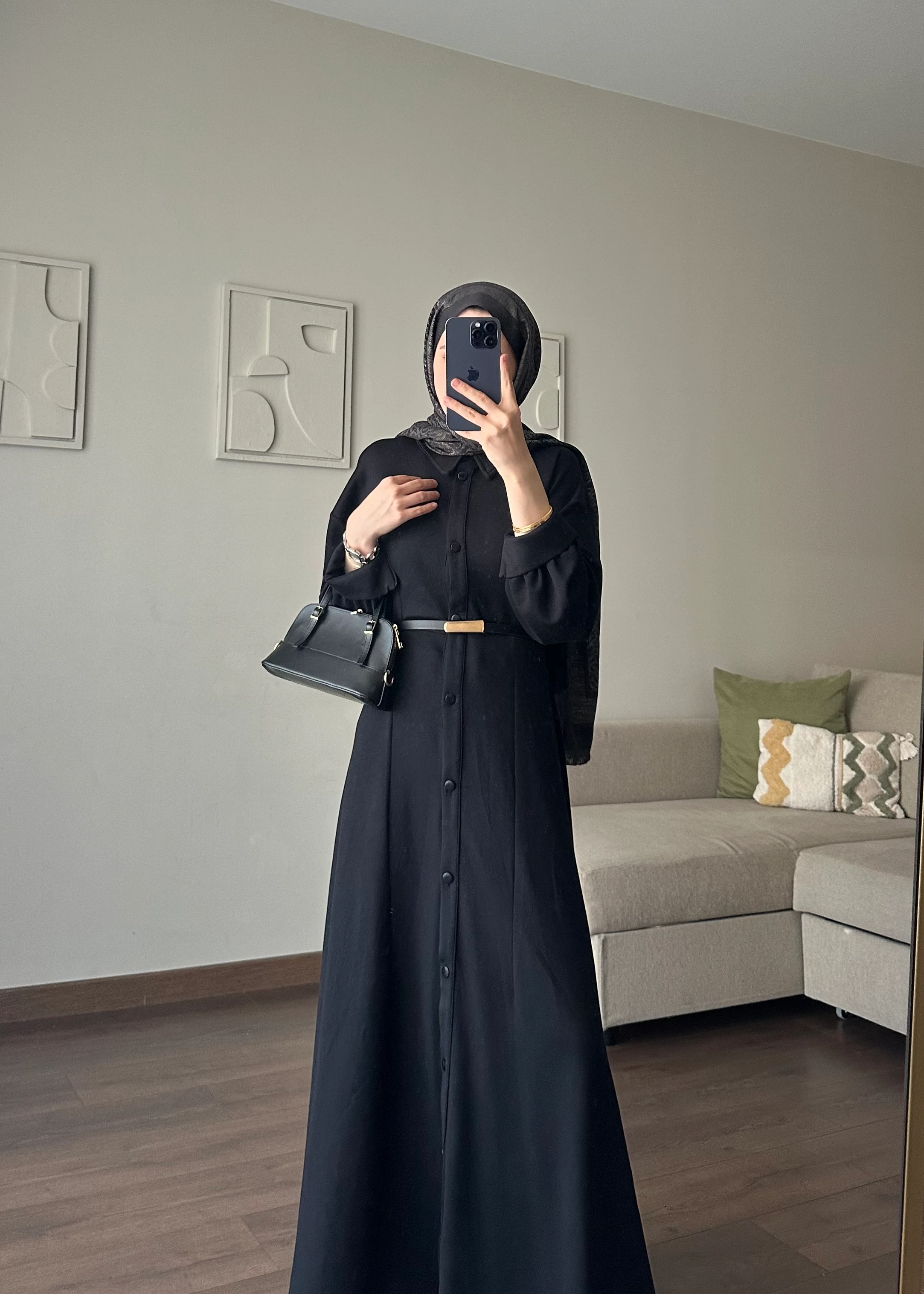 LOSH OYSHO ELBİSE | Siyah 