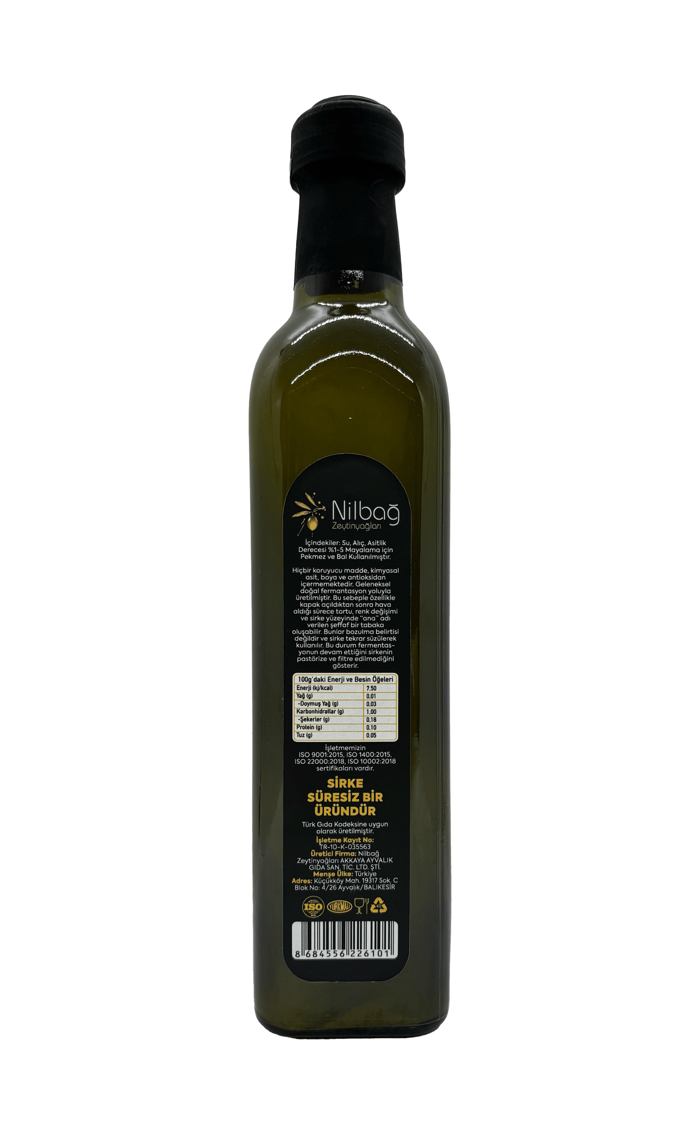 Nilbağ 500ml Alıç Sirkesi – Doğal Fermente, El Yapımı ve Katkısız