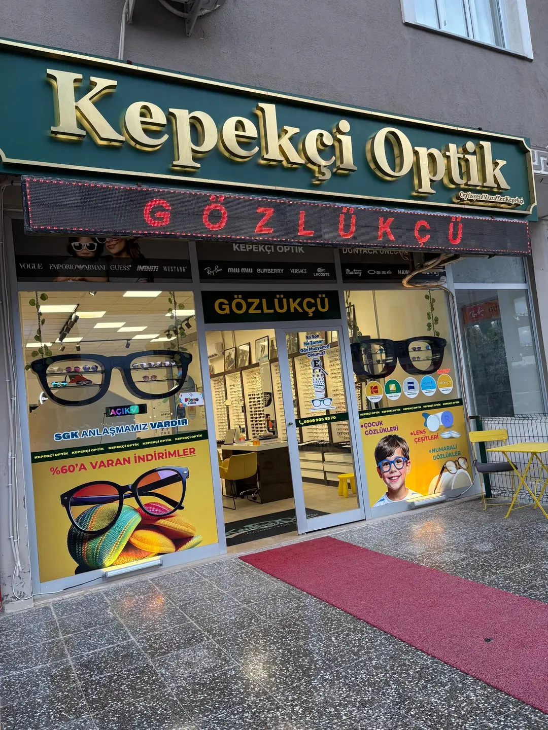 Güneş gözlüğü seçimi ve cam bilgisi için Kilis'te Kepekçi Optik mağazamıza bekleriz.