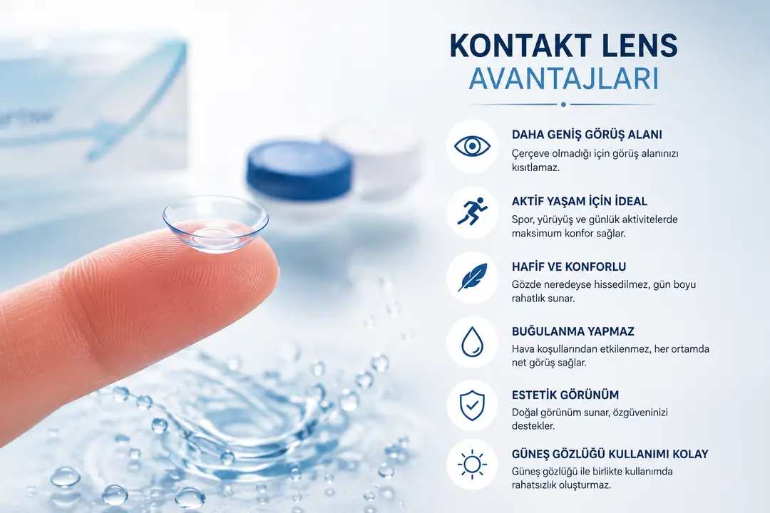 kontakt lens avantajları