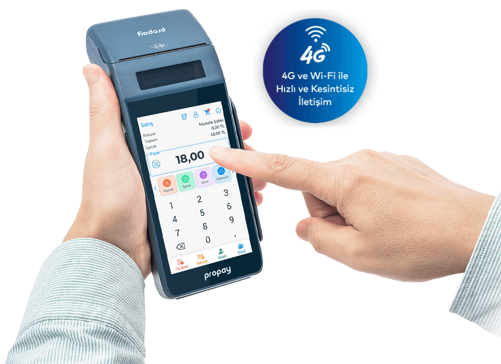 Propay P1000 ECR: Yeni Nesil Android Yazar Kasa POS ile İşletmenize Güç Katın