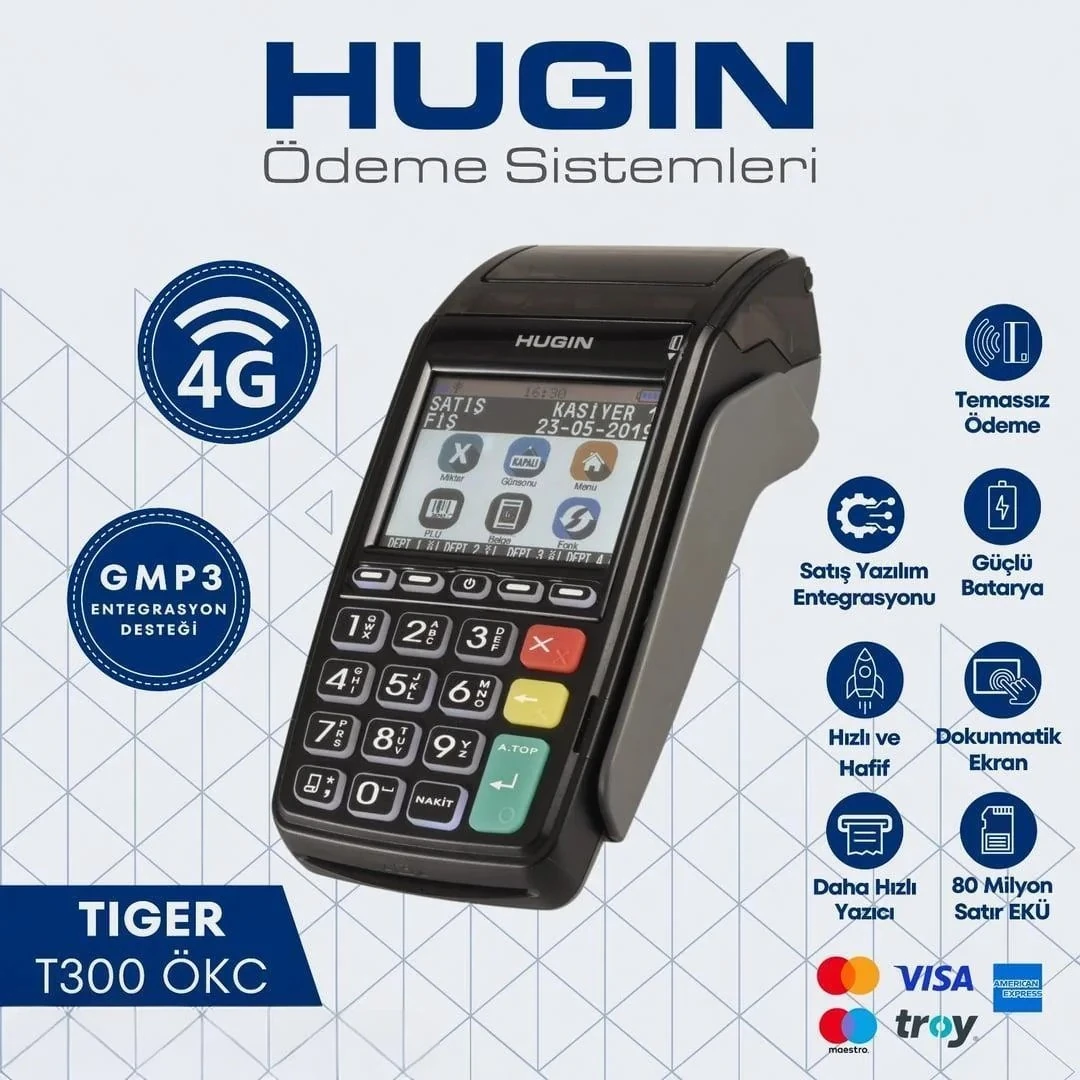 Hugin Tiger T300 Yazar Kasa POS