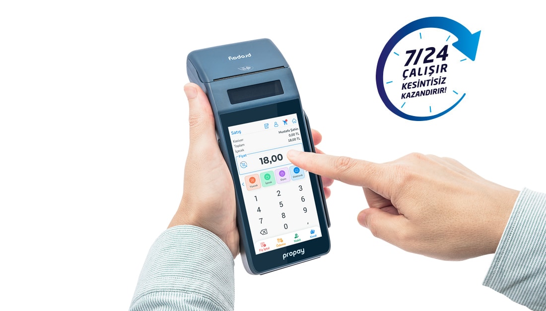 Propay P1000 ECR Yeni Nesil Yazar Kasa POS ile Güvenli ve Hızlı Çözümler