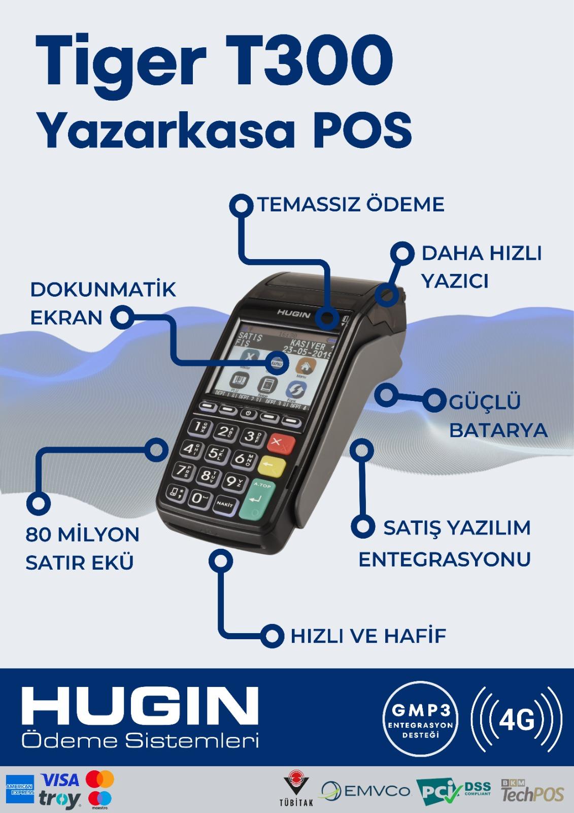 Hugin Tiger T300 Yazar Kasa POS