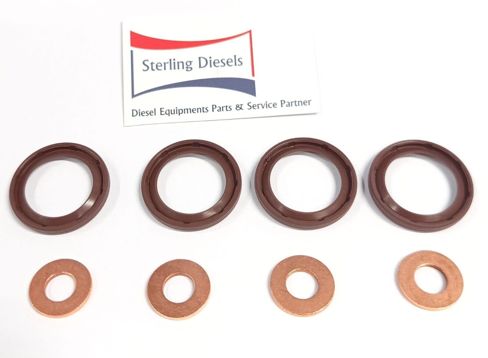 INJECTOR SEAL KIT FOR FIAT 500, DOBLO 1.3 D MULTIJET, VAUXHALL COMBO, CORSA