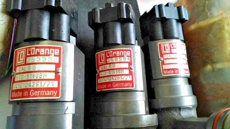 MTU  VTO B 16 BM -  L'Orange diesel fuel injectors -  NEW