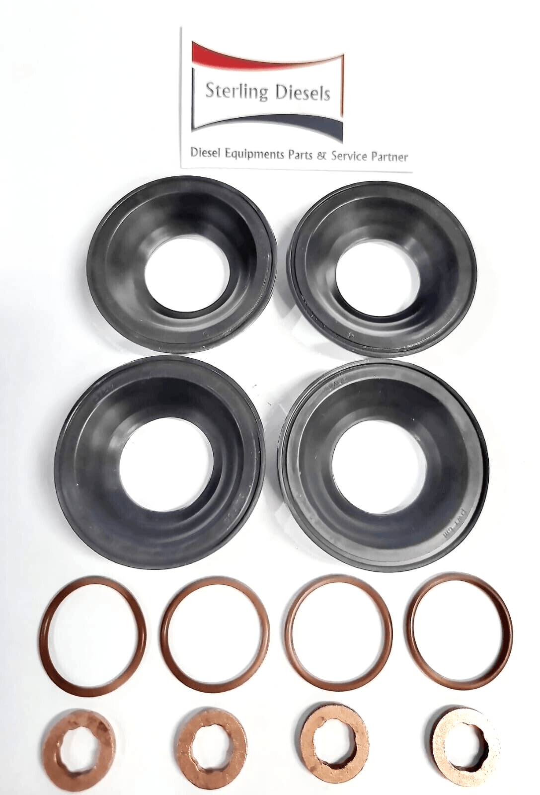 Fuel Injector Copper Washer & Seal Kit - for Audi, Seat, Skoda, VW - 1.6TDI CAY