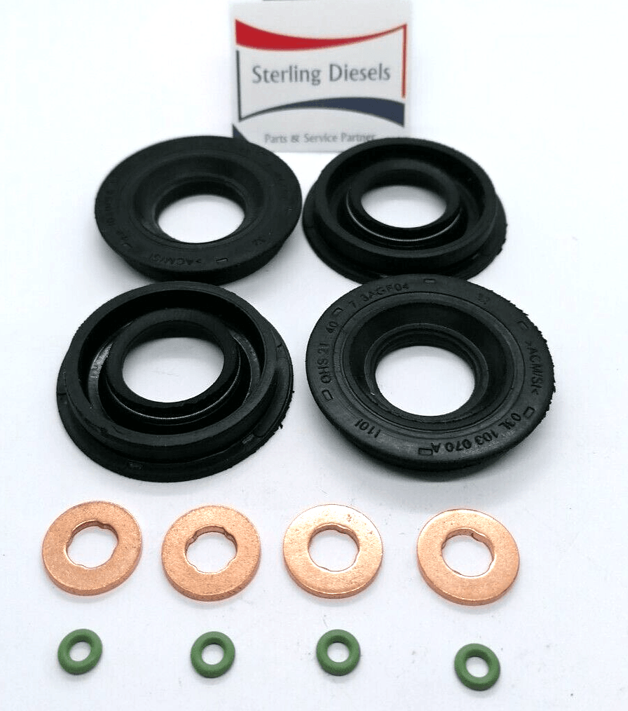 FORD TRANSIT MK7 2.2 2.4 3.2 TDCI FUEL INJECTOR SEALS WASHER ORING KIT