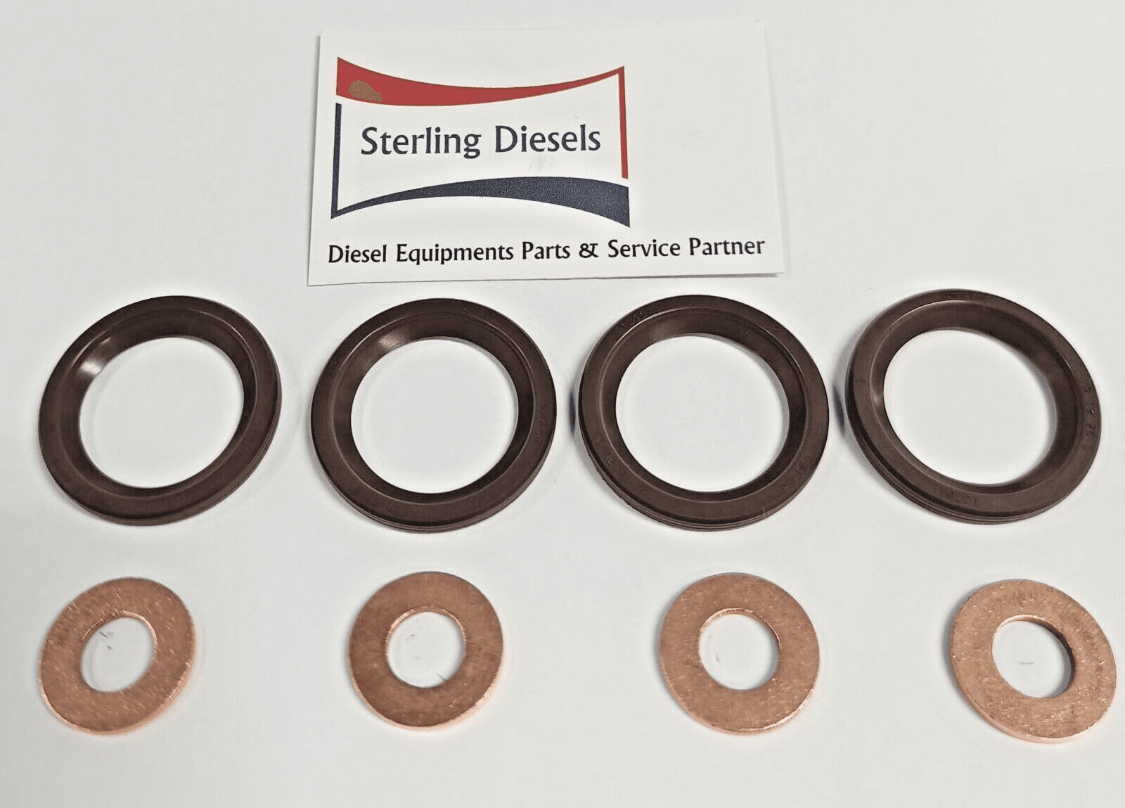 INJECTOR SEAL KIT FOR FIAT 500, DOBLO 1.3 D MULTIJET, VAUXHALL COMBO, CORSA