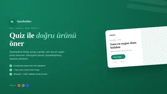 Quiz Builder ekran görüntüsü 1