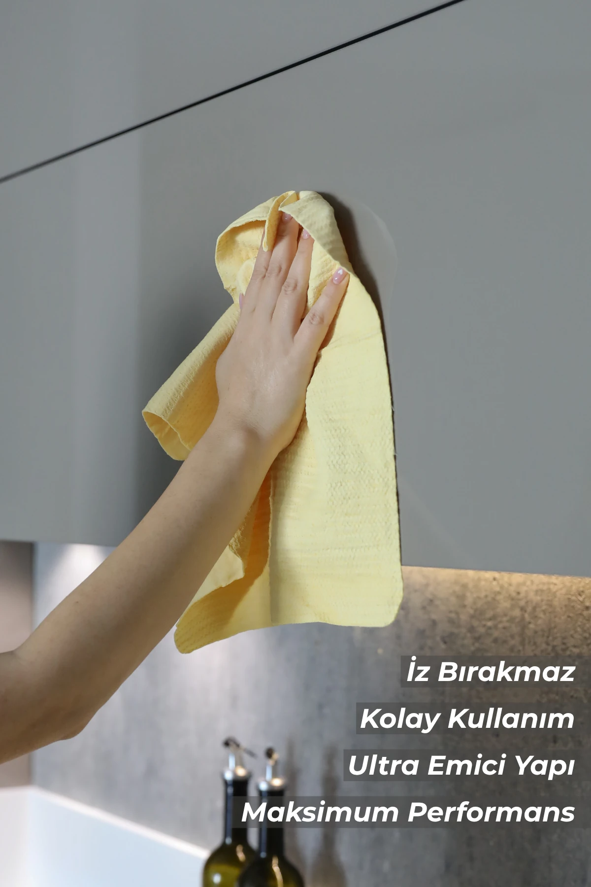 NoxClean Sarı PVA Sünger Bez – Süper Emici, Tüy Bırakmaz, Çok Amaçlı Temizlik Bezi