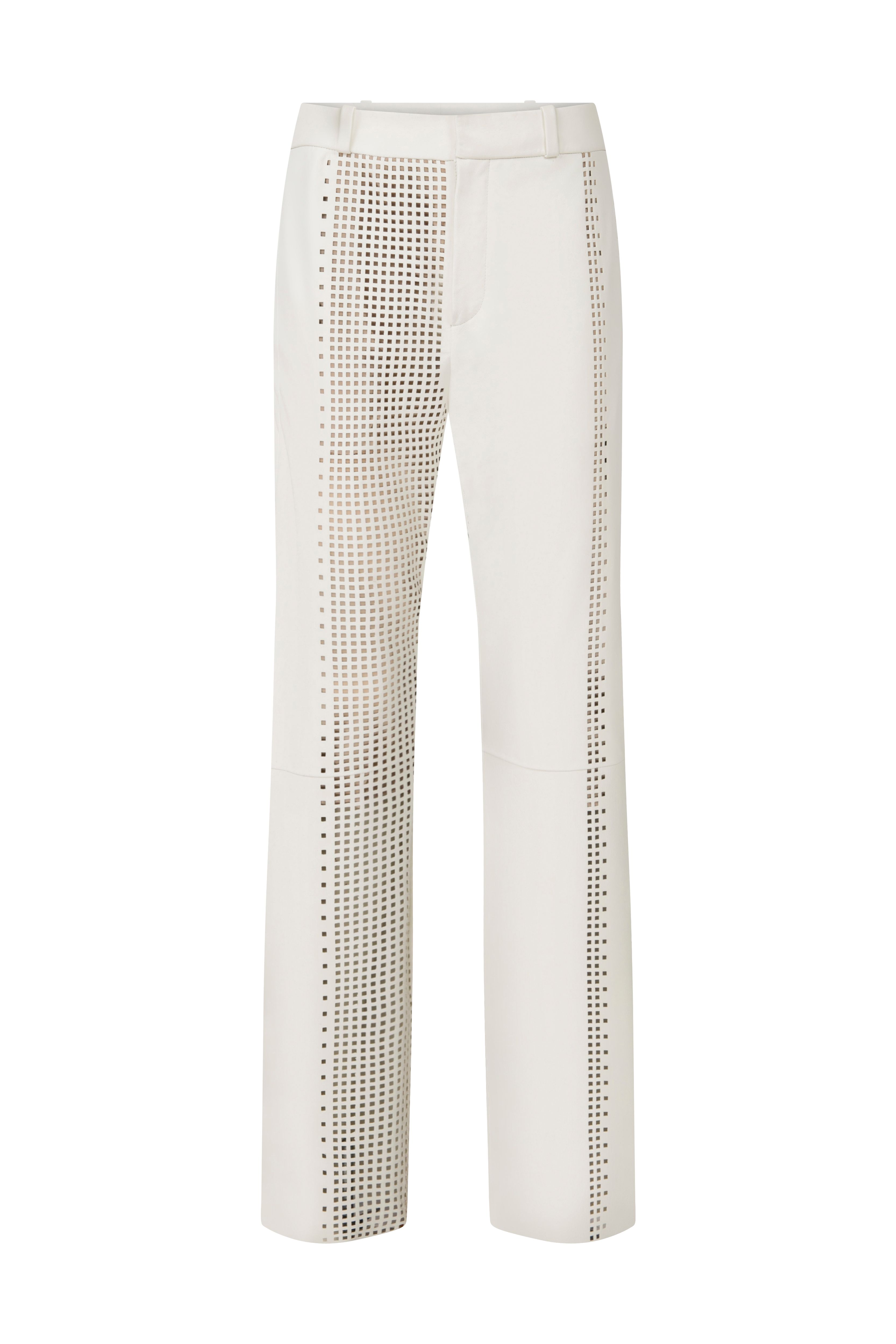 LIMITED EDITION - PERFORATED LEATHER TROUSERS