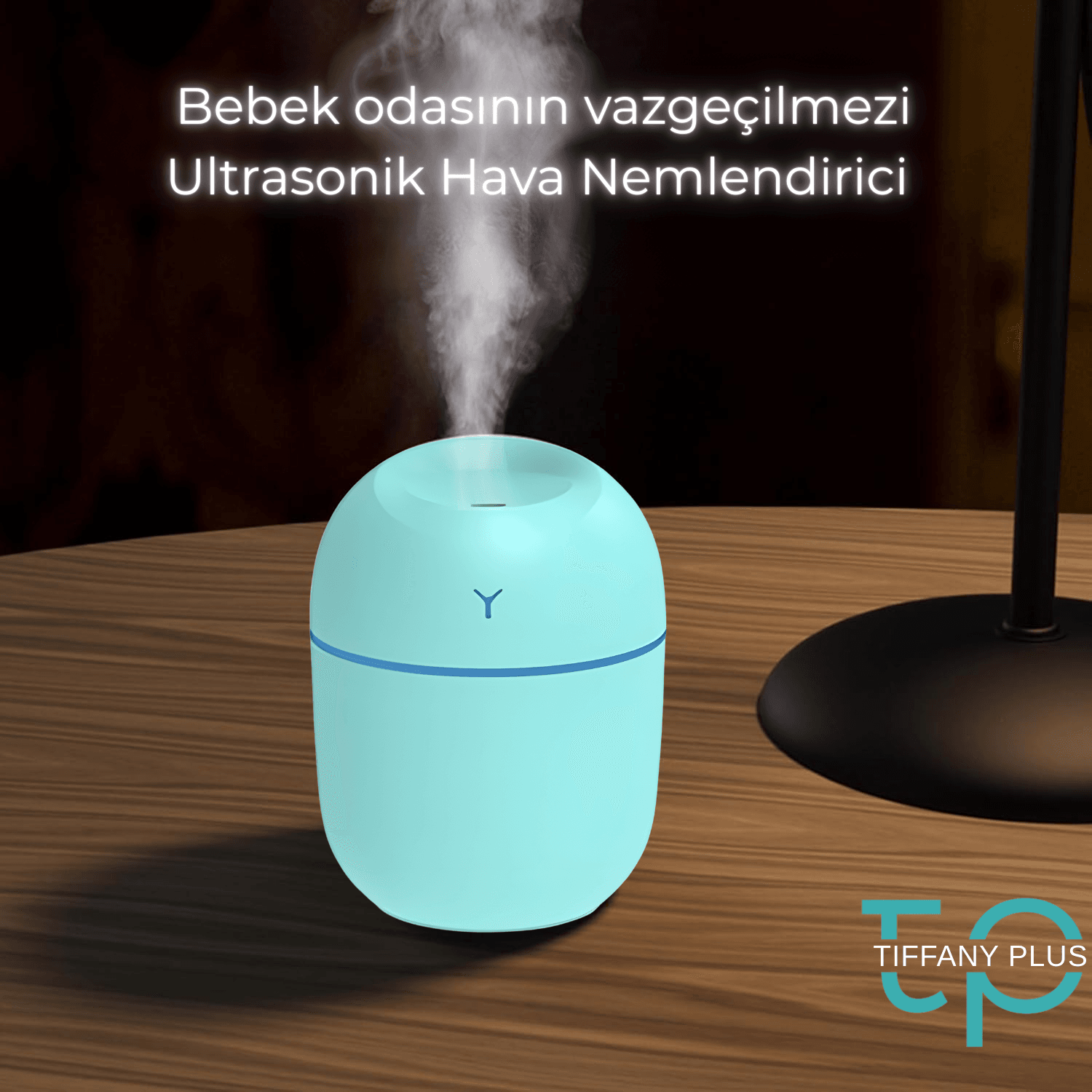 220 mL Hava Nemlendirici Led Işıklı Aroma Difizörü H2O TP-1021