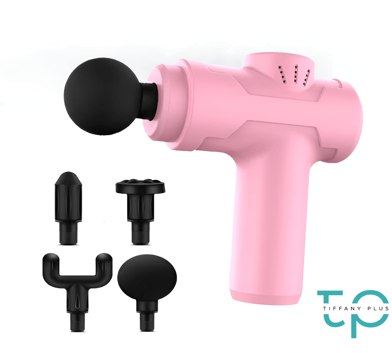 Masaj Tabancası Sporcu Masaj Aleti 9mm 4 Başlıklı Şarjlı Profesyonel Tabancası Masaj Aleti TP-1030