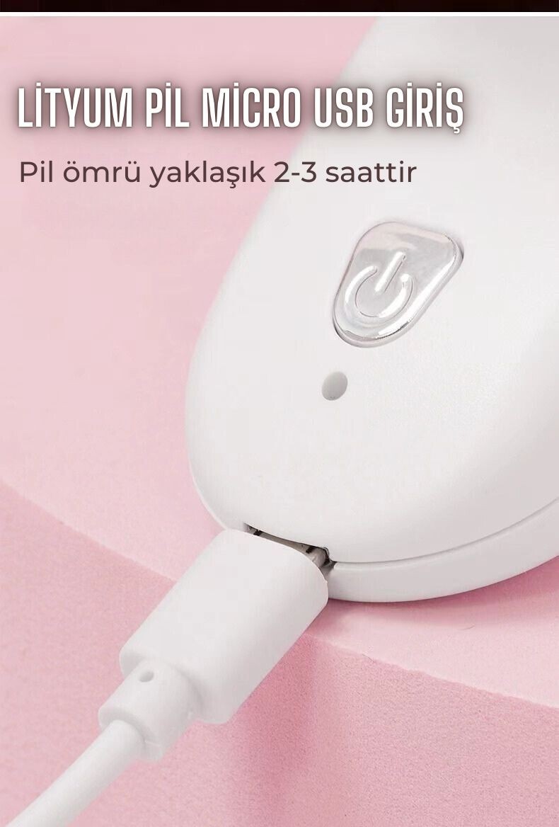 4mm Başlık Mini Masaj Tabancası Sporcu Masaj Aleti Taşınabilir Fasya Masaj Aleti Tp-1008
