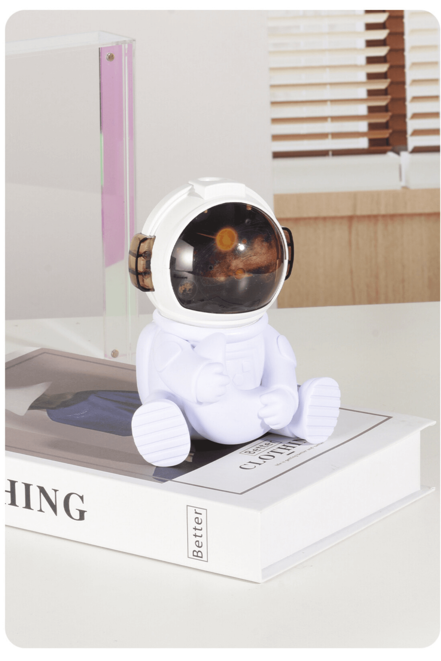 Astronot Ay Şekilli Gece Lambalı 220 ml Ultrasonik Hava Nemlendirici TP-1036