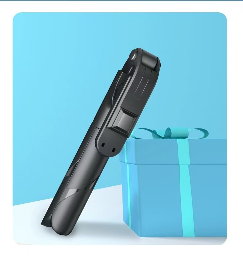 Selfie Çubuğu Tripod Siyah Kumandalı Bluetoothlu TP-1019