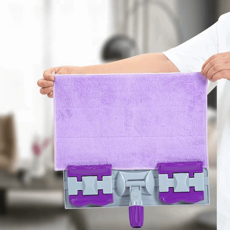 Yer Mopu Duvar Fayans Cam Temizlik Mikrofiber 4 Mandallı Mop(MOR)